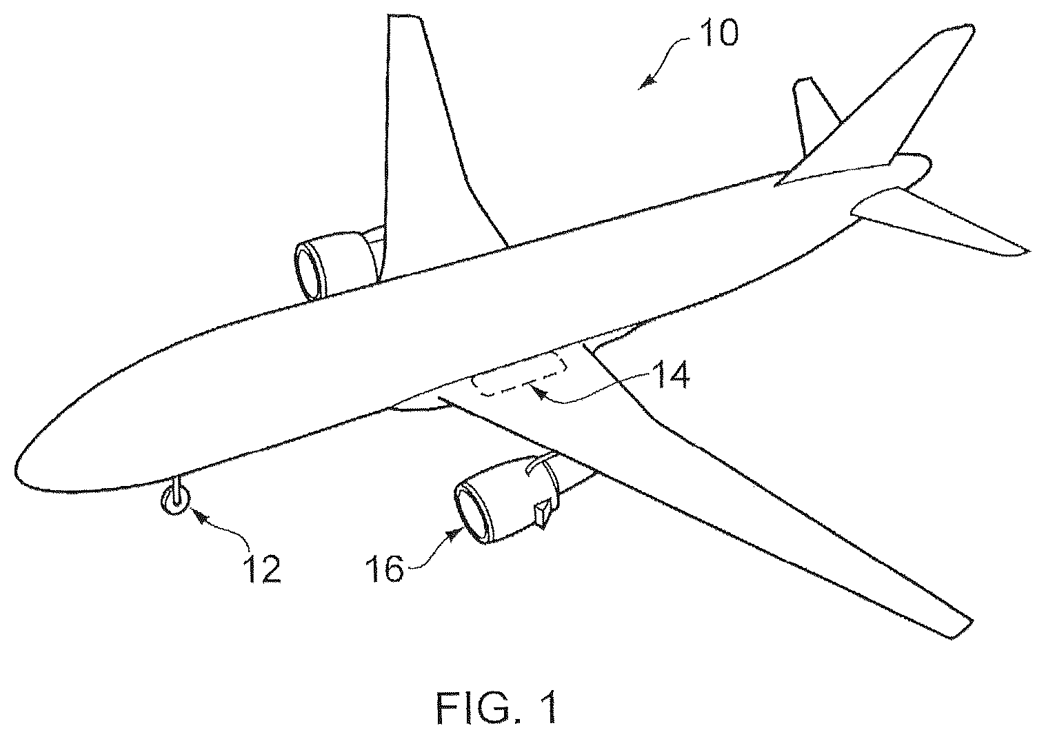Patent US12377966 — Aircraft landing gear assembly — Figure 1