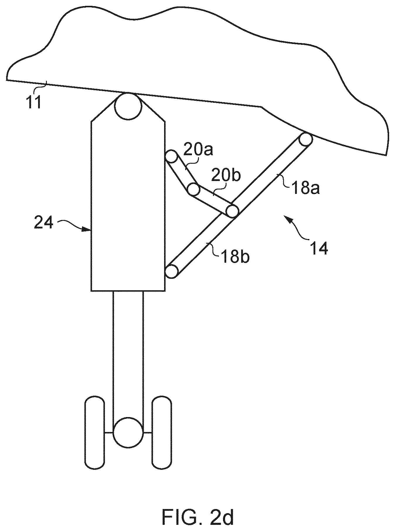 Patent US12377969 Figure 5 – Aircraft landing gear shock absorber strut with movable damping pin and flow restricting plate