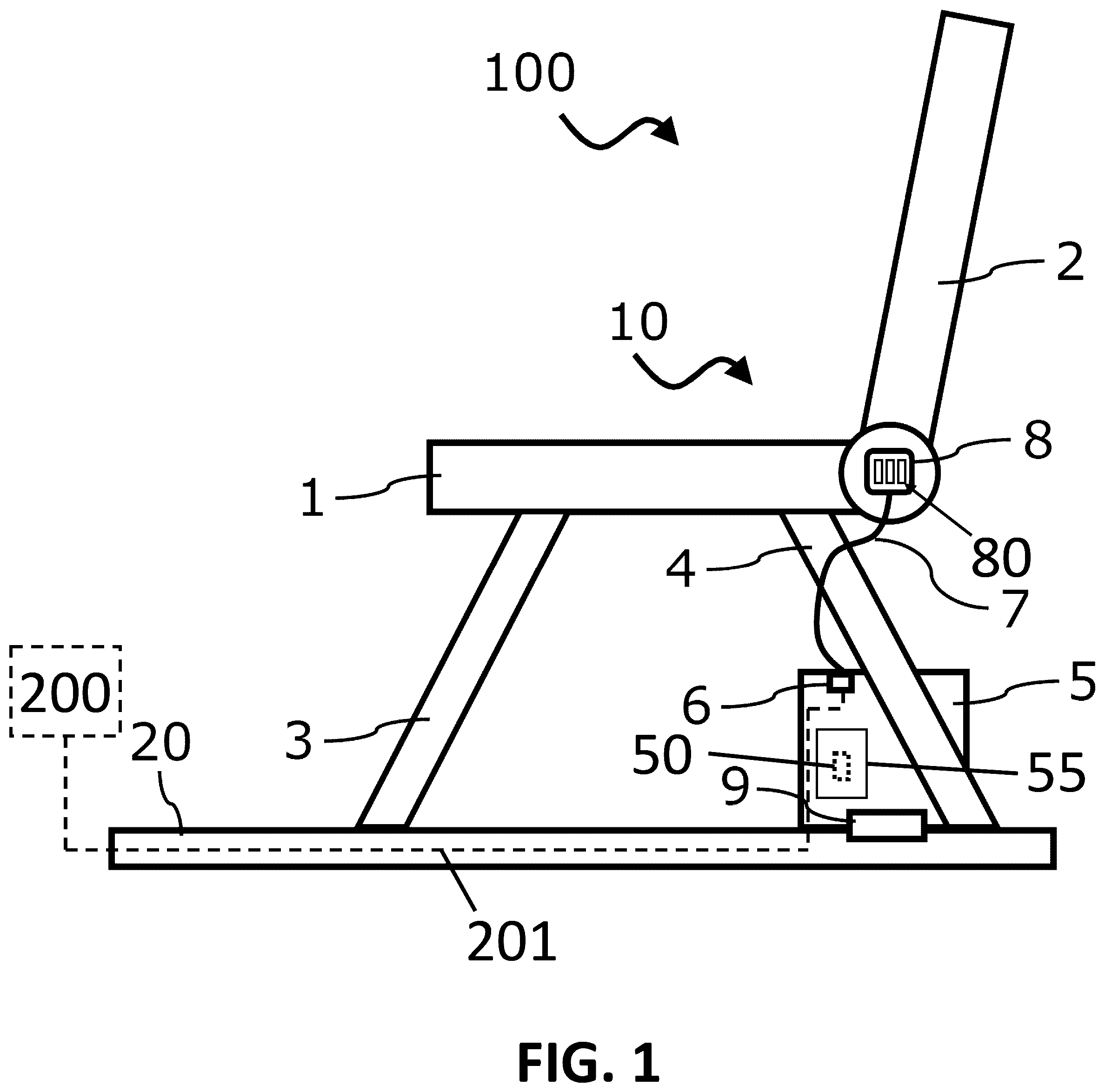 Patent US12377985 — Passenger seat arrangement with a modular energy supply, and passenger aircraft having such a seat arrangement — Figure 1