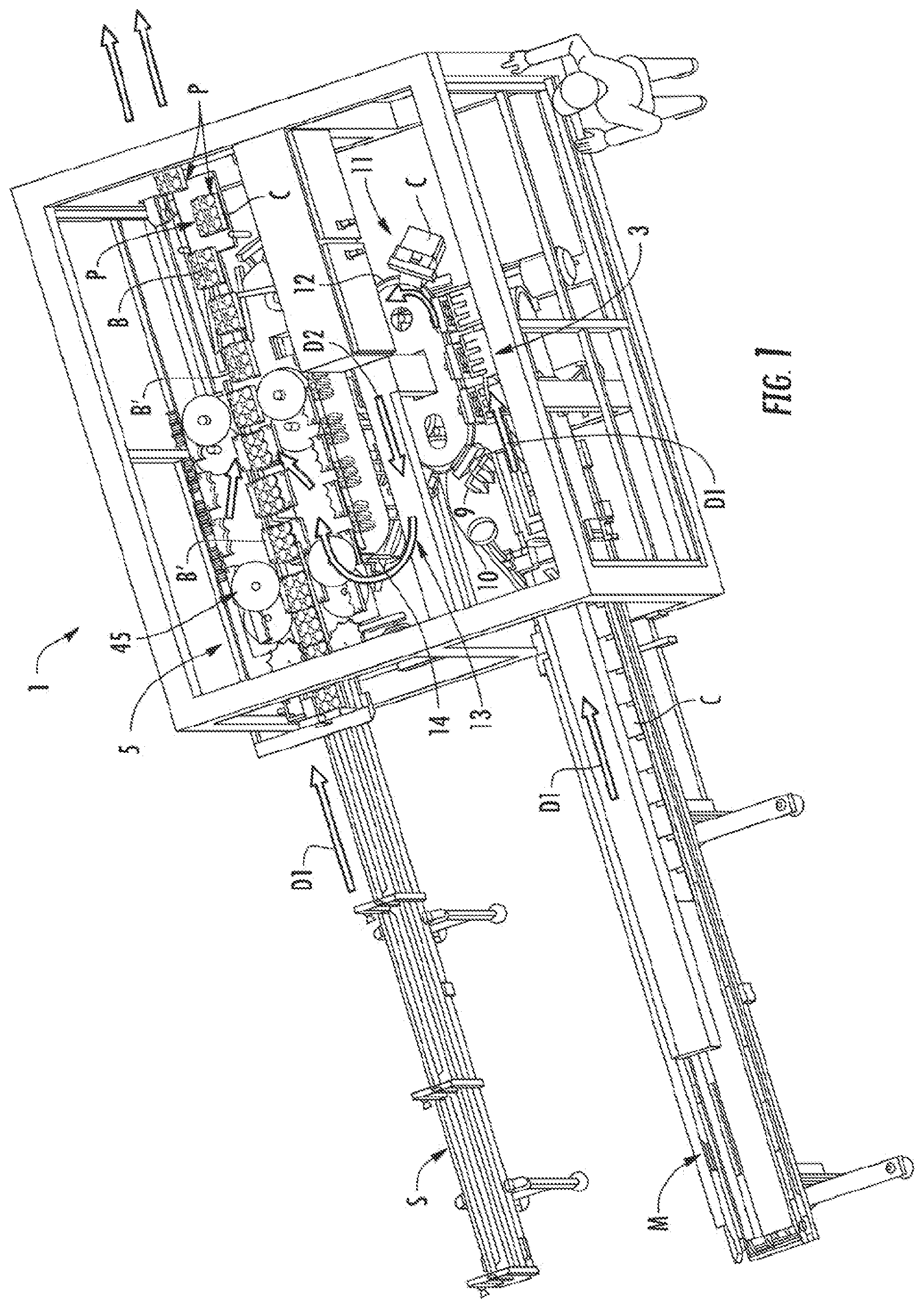 Patent US12378023 — Packaging system — Figure 1