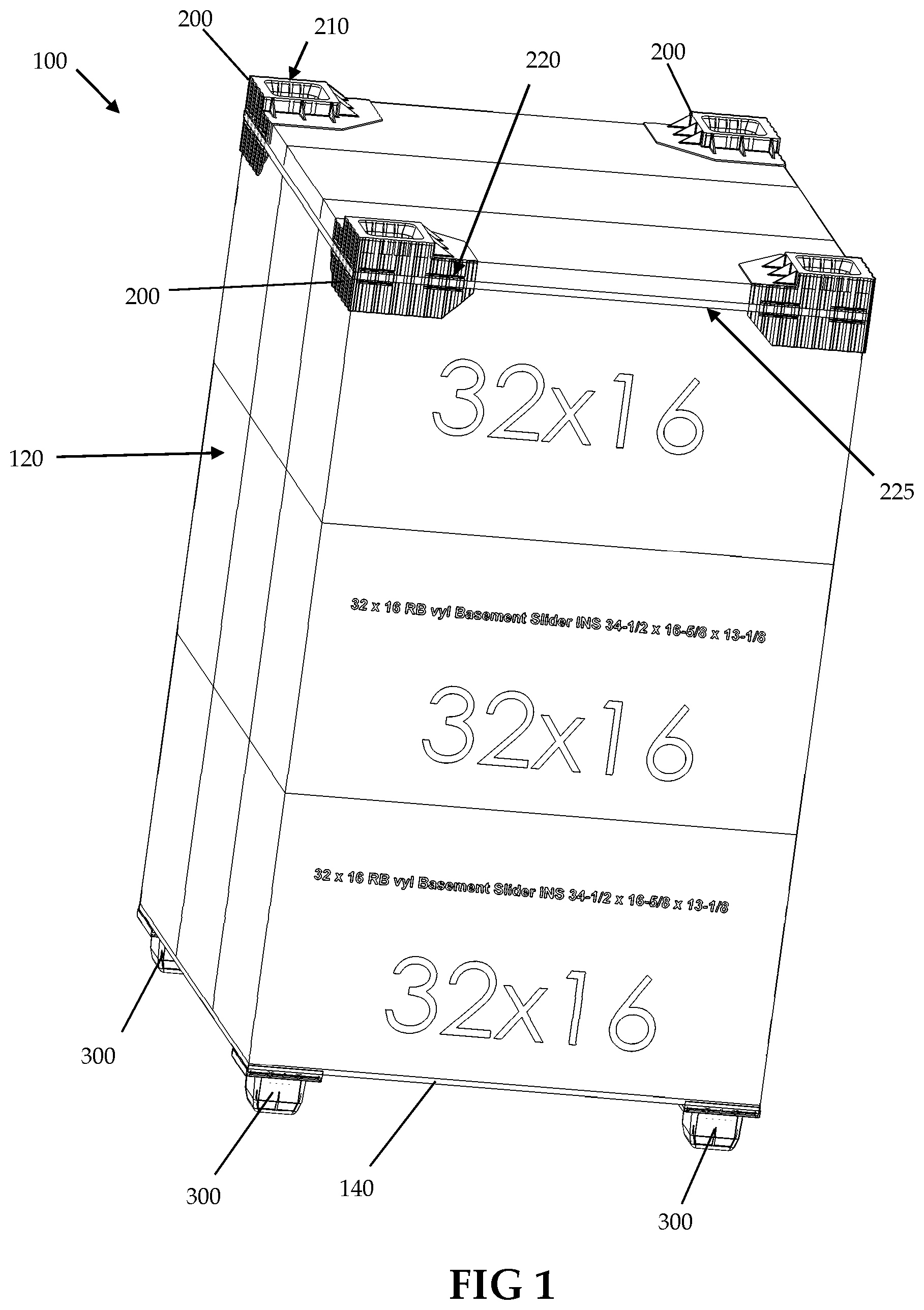 Patent US12378035 — Pallet system — Figure 1