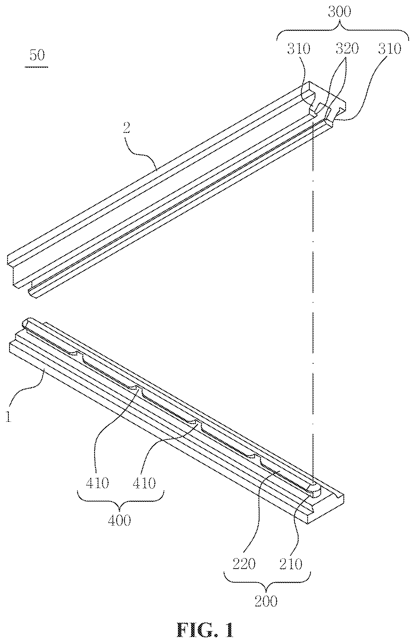 Patent US12378040 — Press-fit structure and food packaging wrap using same — Figure 1