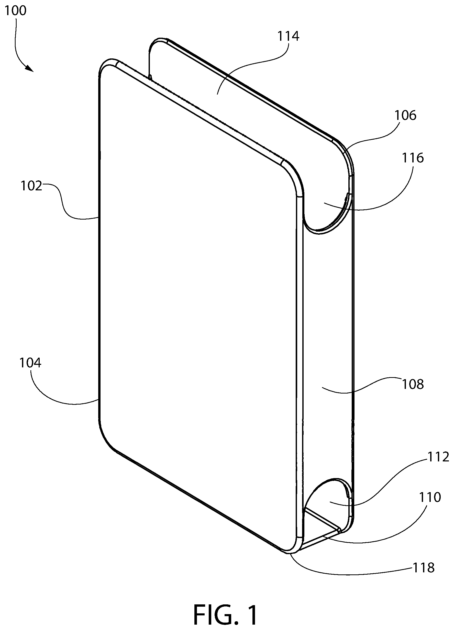 Patent US12378046 — Restricted access container — Figure 1
