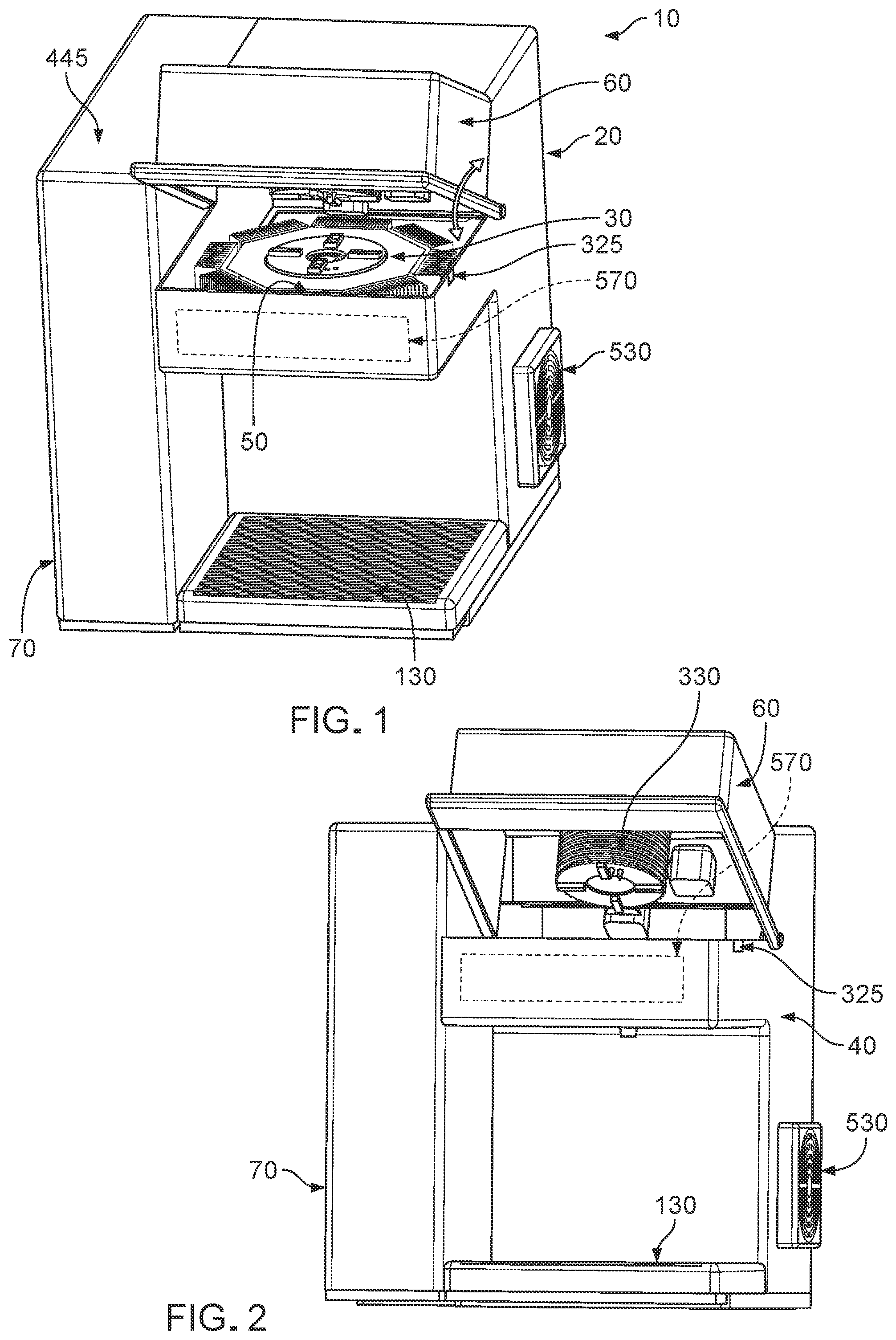 Patent US12378062 — System for providing a single serving of a frozen confection — Figure 1