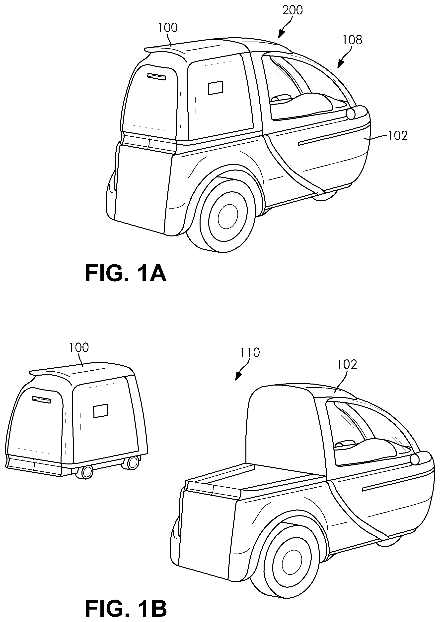 Patent US12378063 Figure 1 – Vehicle delivery box system and method