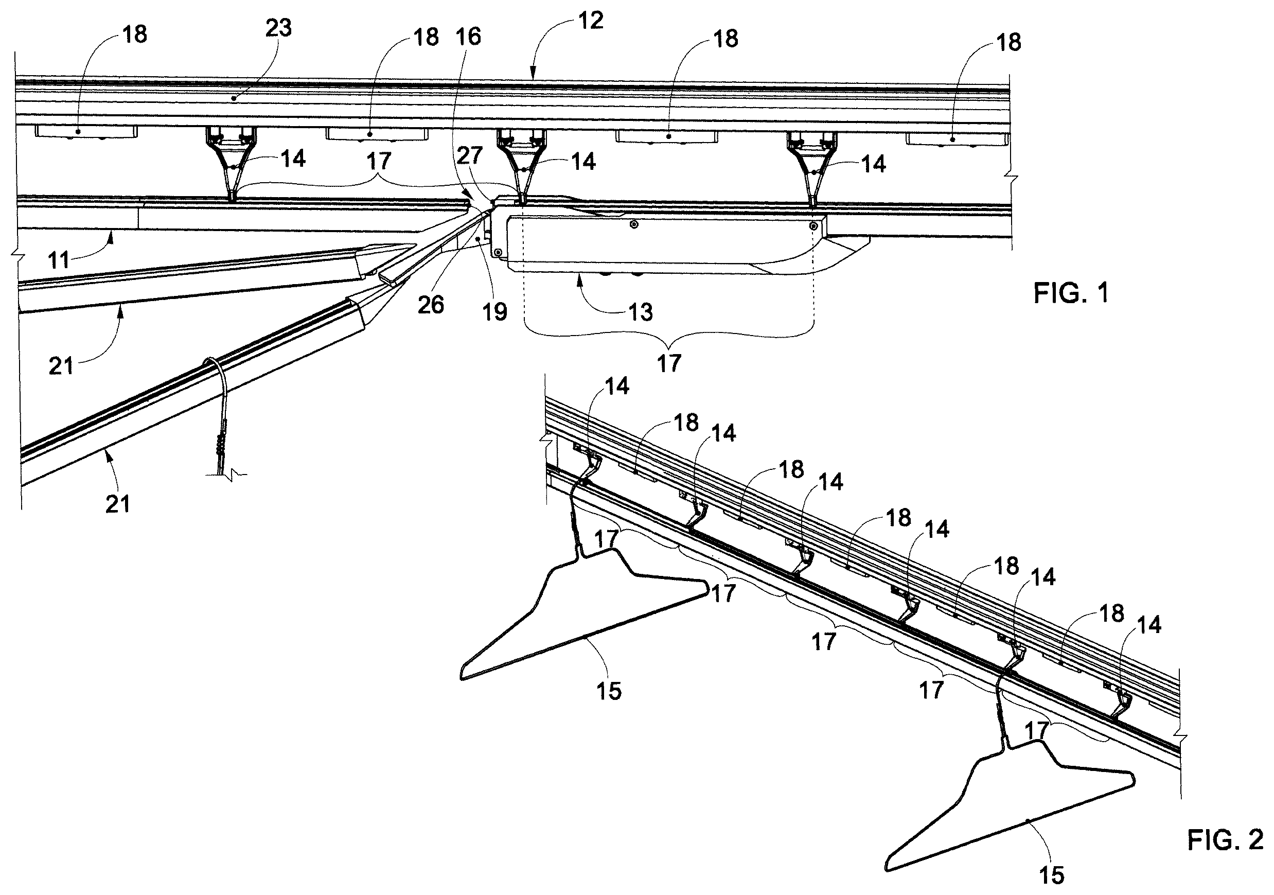 Patent US12378081 — Apparatus for moving and sorting articles — Figure 1