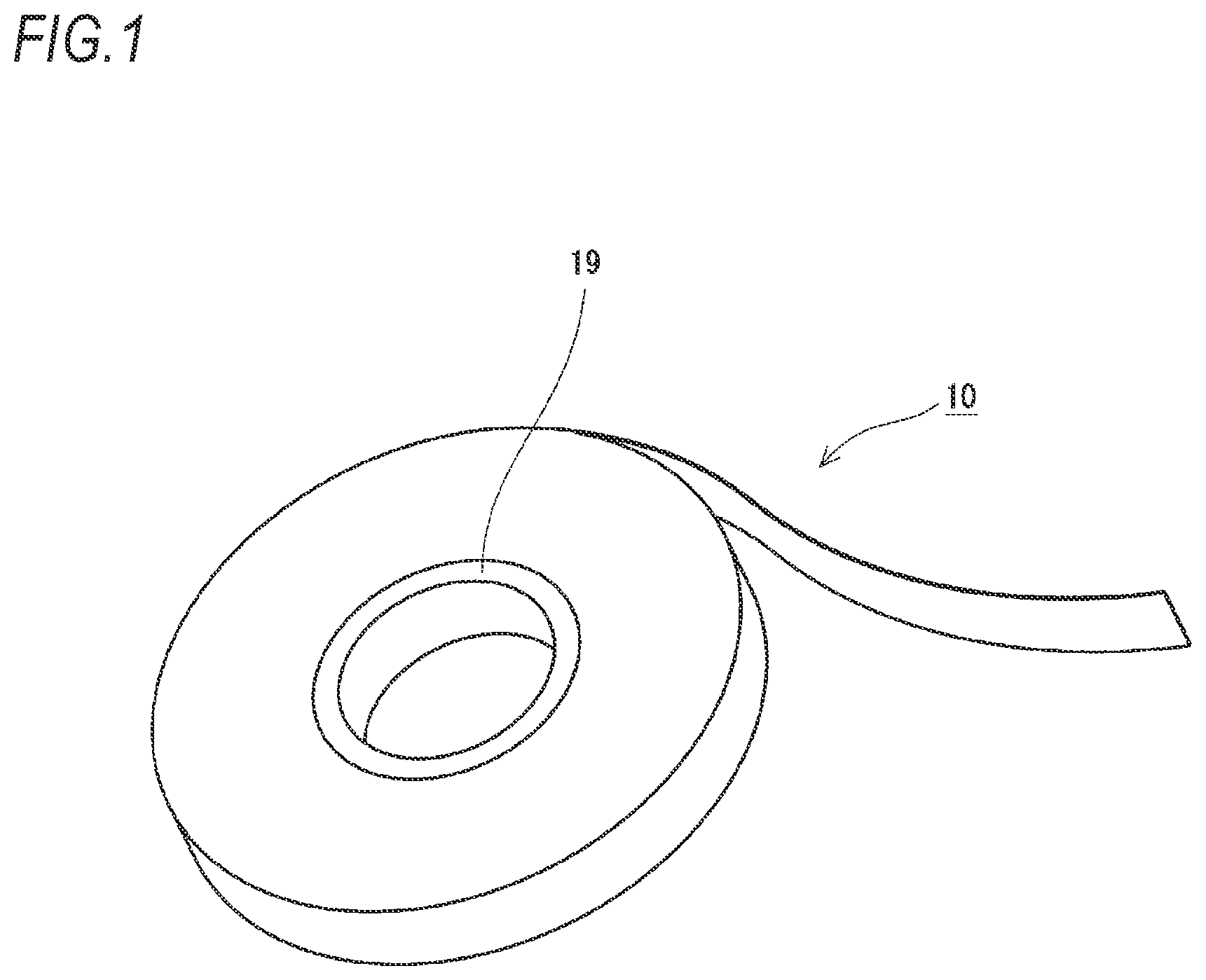 Patent US12378089 — Binding tape, binding method, tape winding body and reel — Figure 1