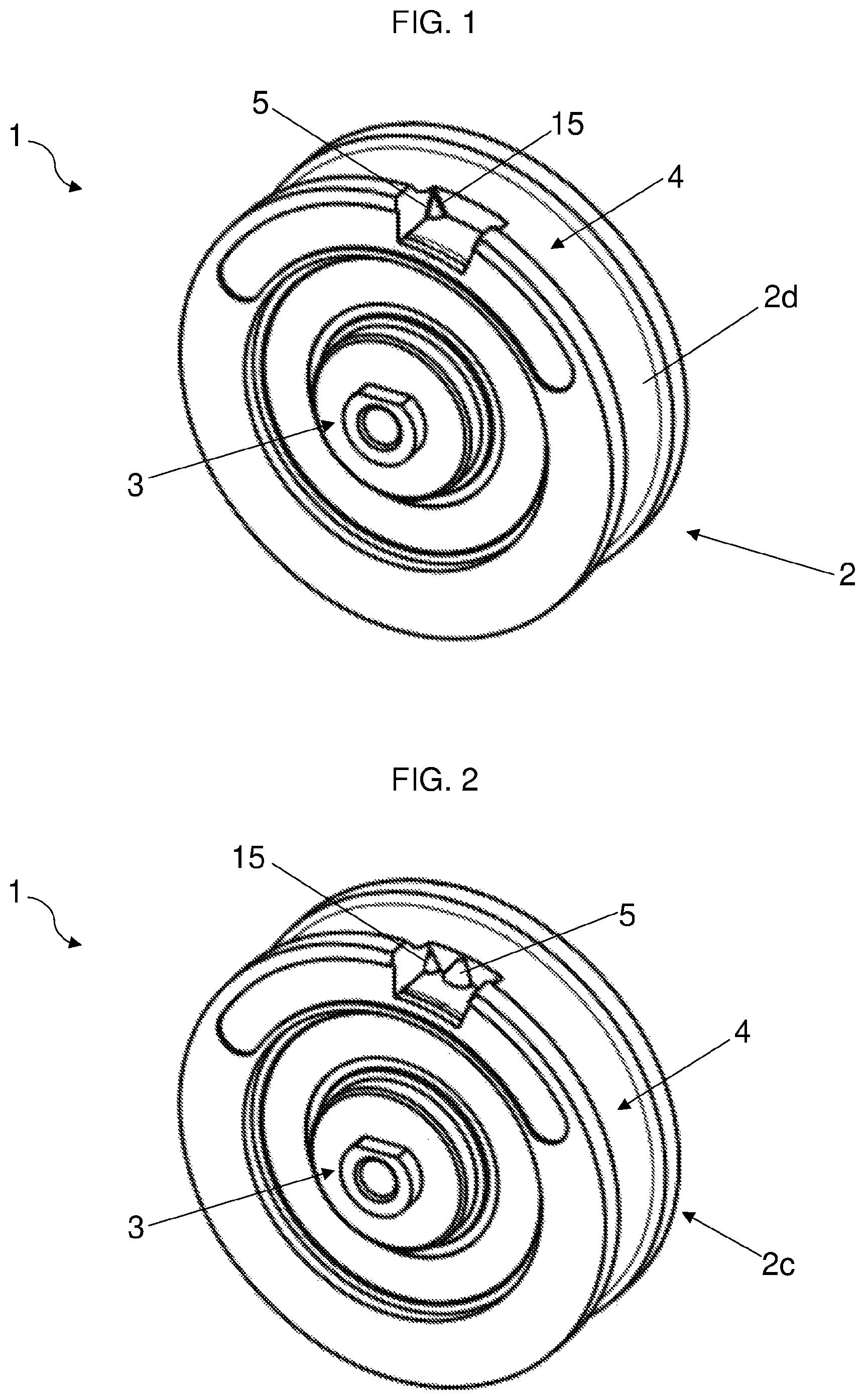 Patent US12378096 — Roller for elevator door hangers comprising at least one insert — Figure 1