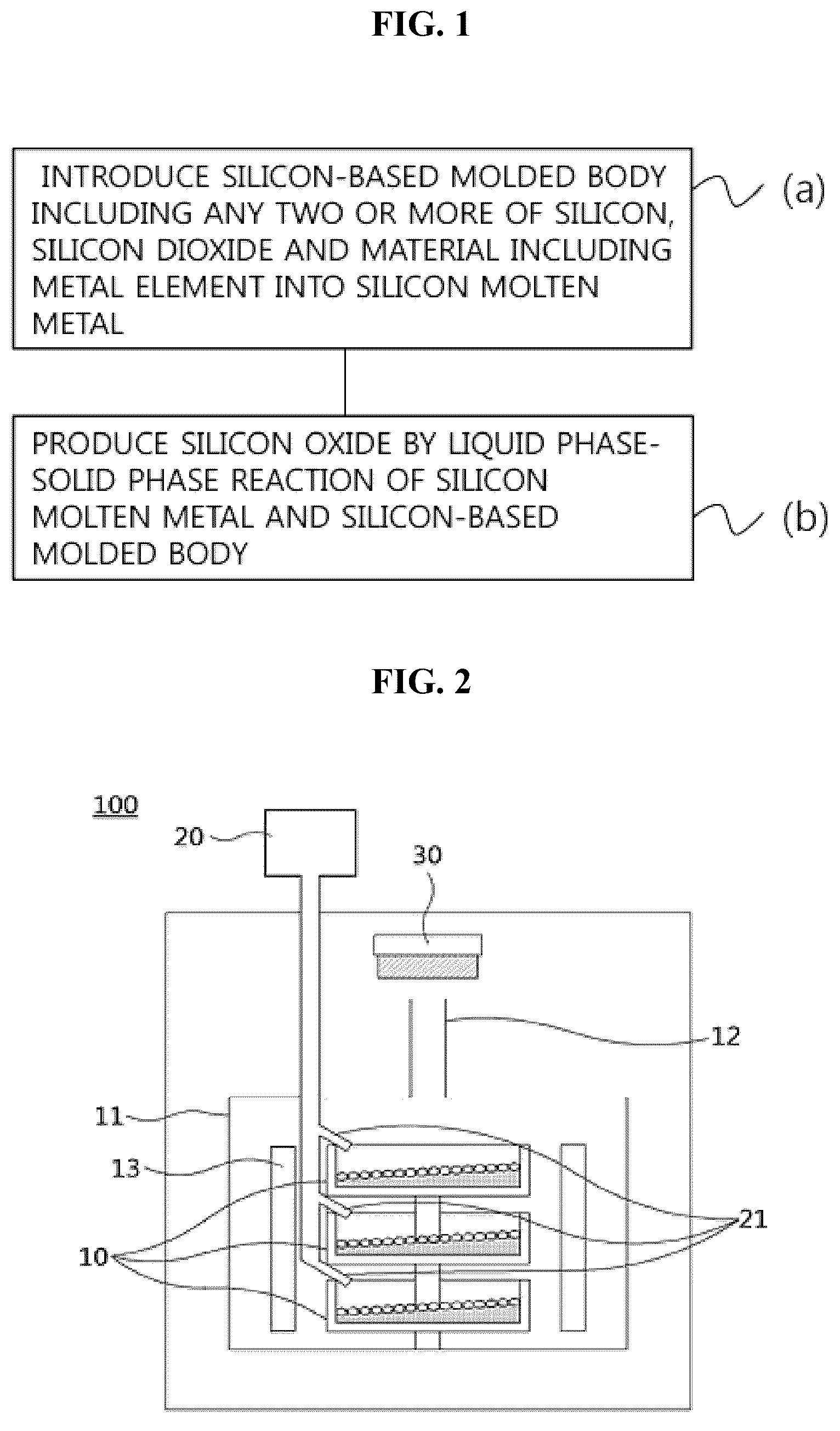 Patent US12378125 — Device and method of preparing siox, and siox anode material — Figure 1