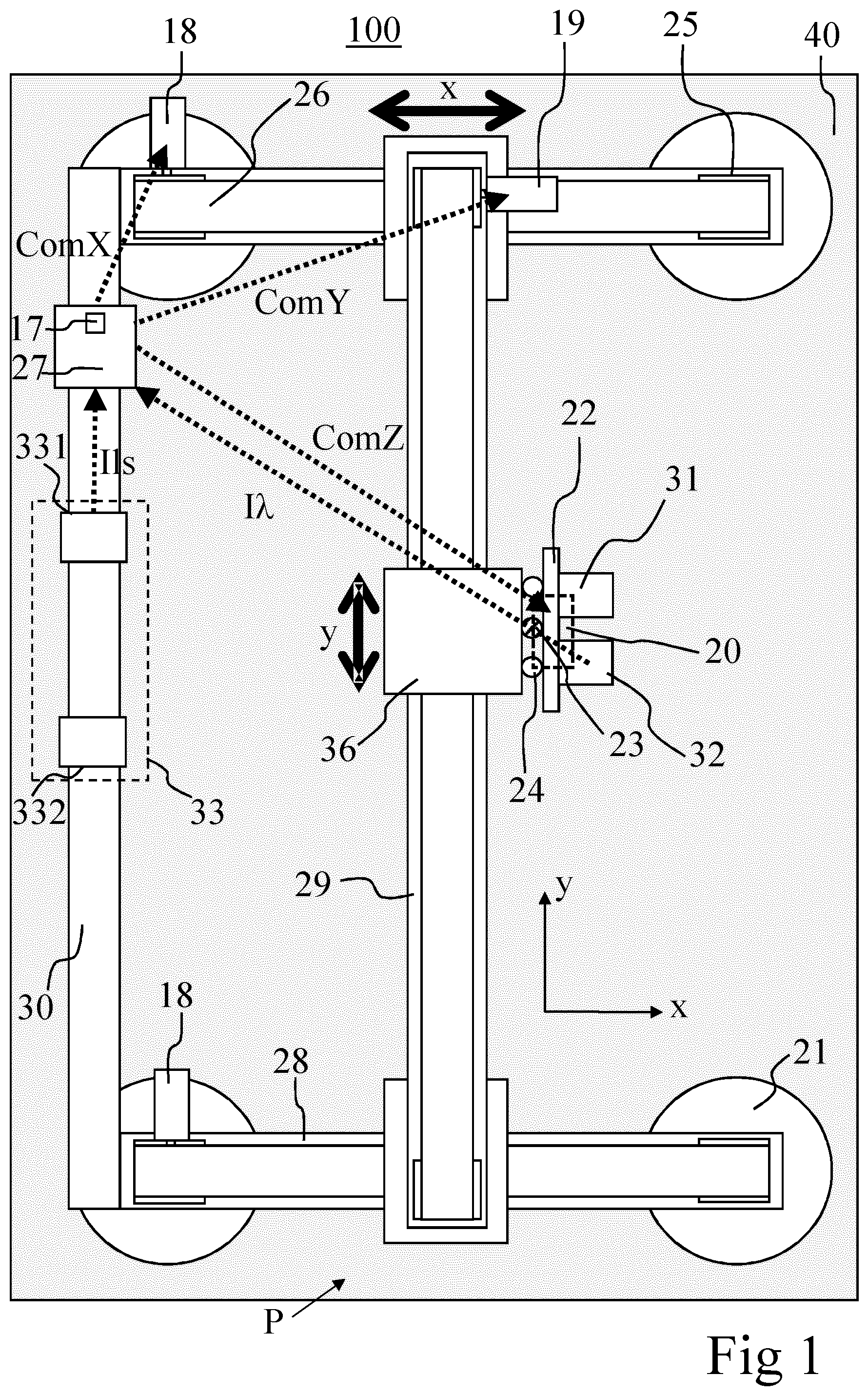 Patent US12378157 Figure 1 – Apparatus for removing at least one portion of at least one coating system presenting a multi-glazed window and associated method
