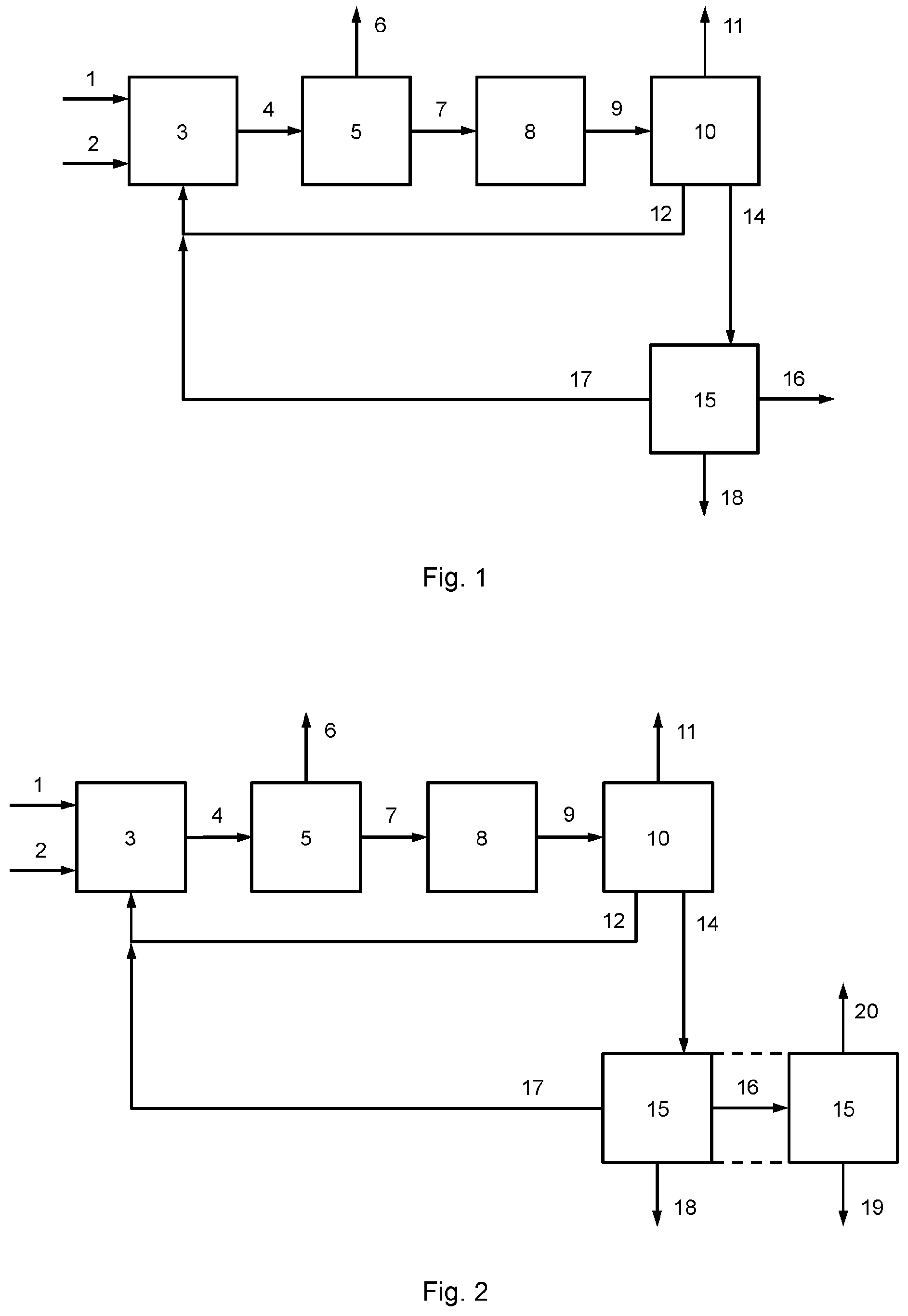Patent US12378169 — Process for obtaining isobutene from a C4-hydrocarbon mixture — Figure 1