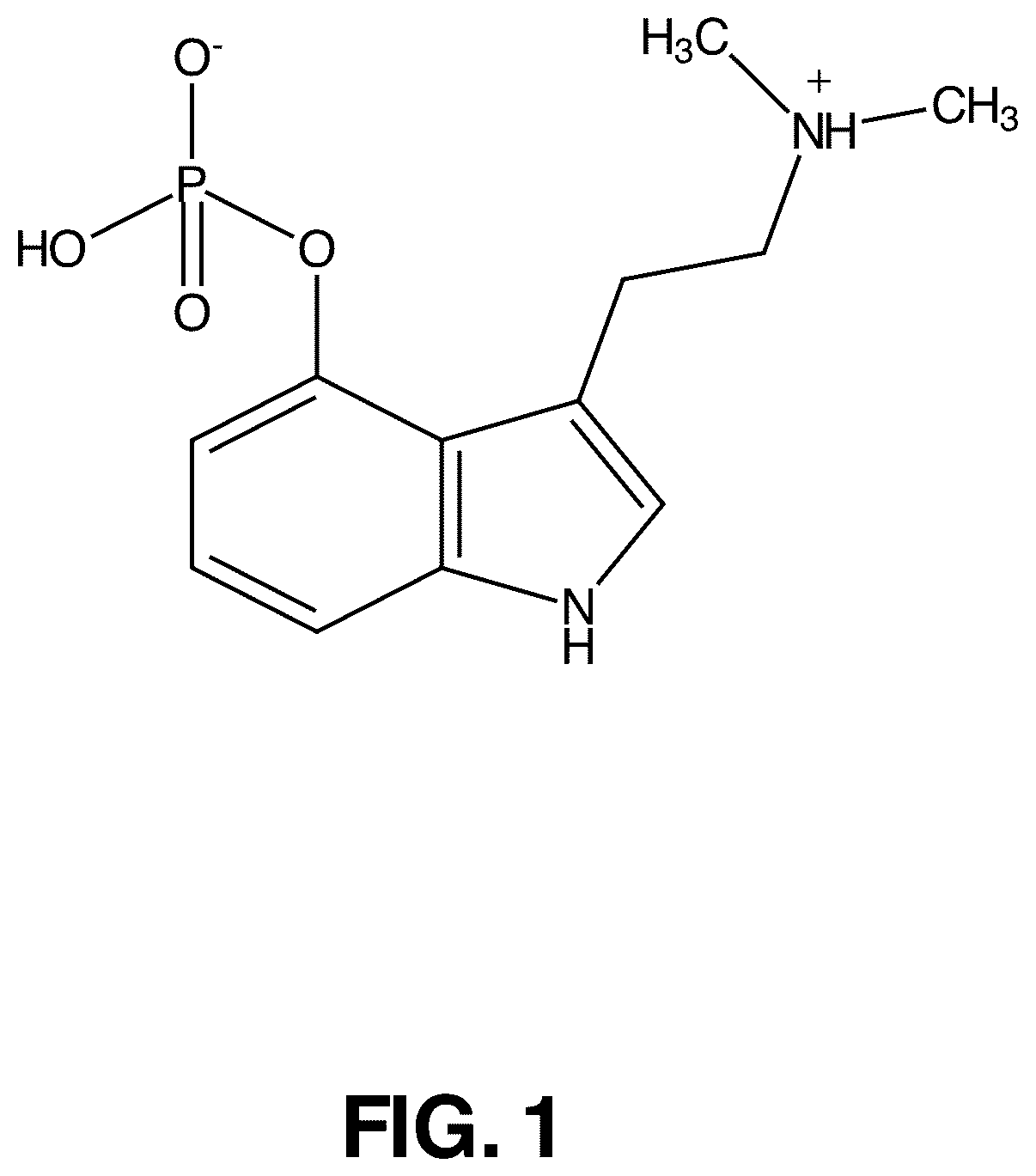 Patent US12378195 — Aminated psilocybin derivatives and methods of using — Figure 1