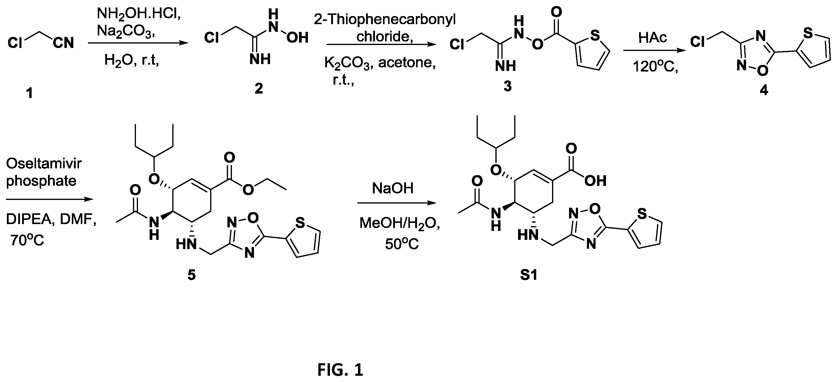 Patent US12378208 — N-substituted oseltamivir derivatives with antimicrobial activity — Figure 1