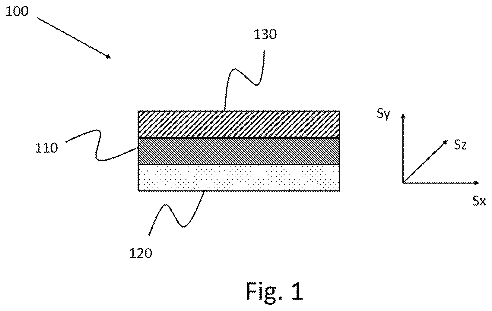 Patent US12378445 — Direct coating and drying patterned adhesive on direct thermal face — Figure 1