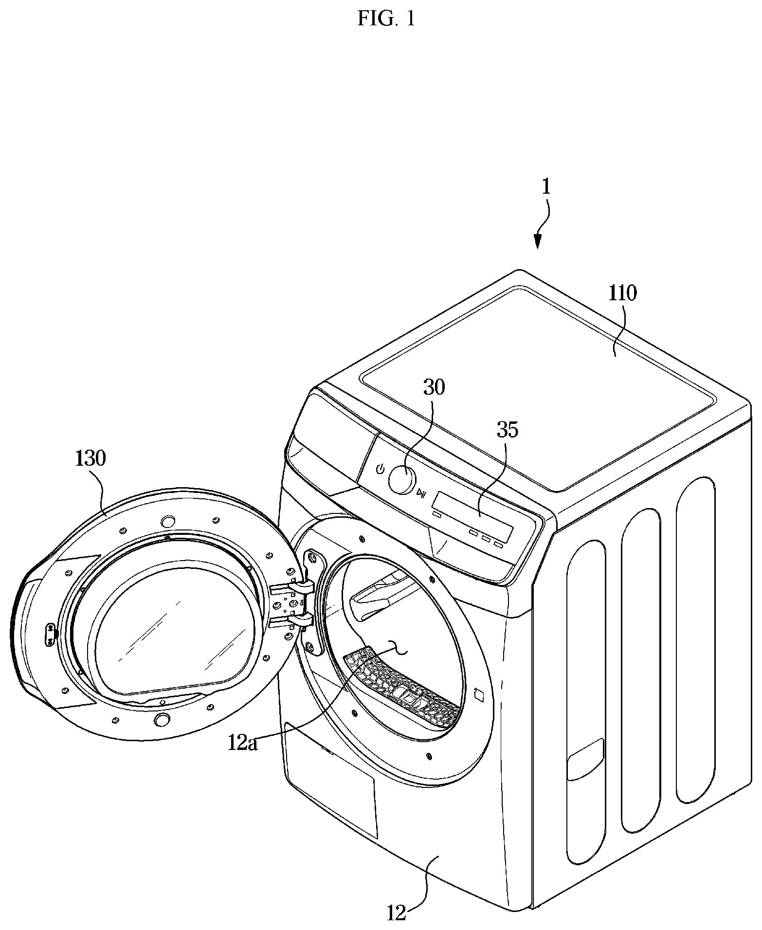 Patent US12378717 — Dryer and method for controlling the same — Figure 1
