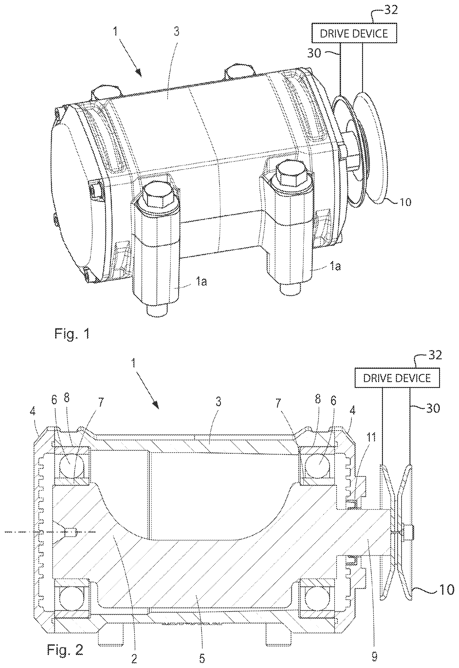 Patent US12378742 — Unbalance exciter for vibratory plates — Figure 1