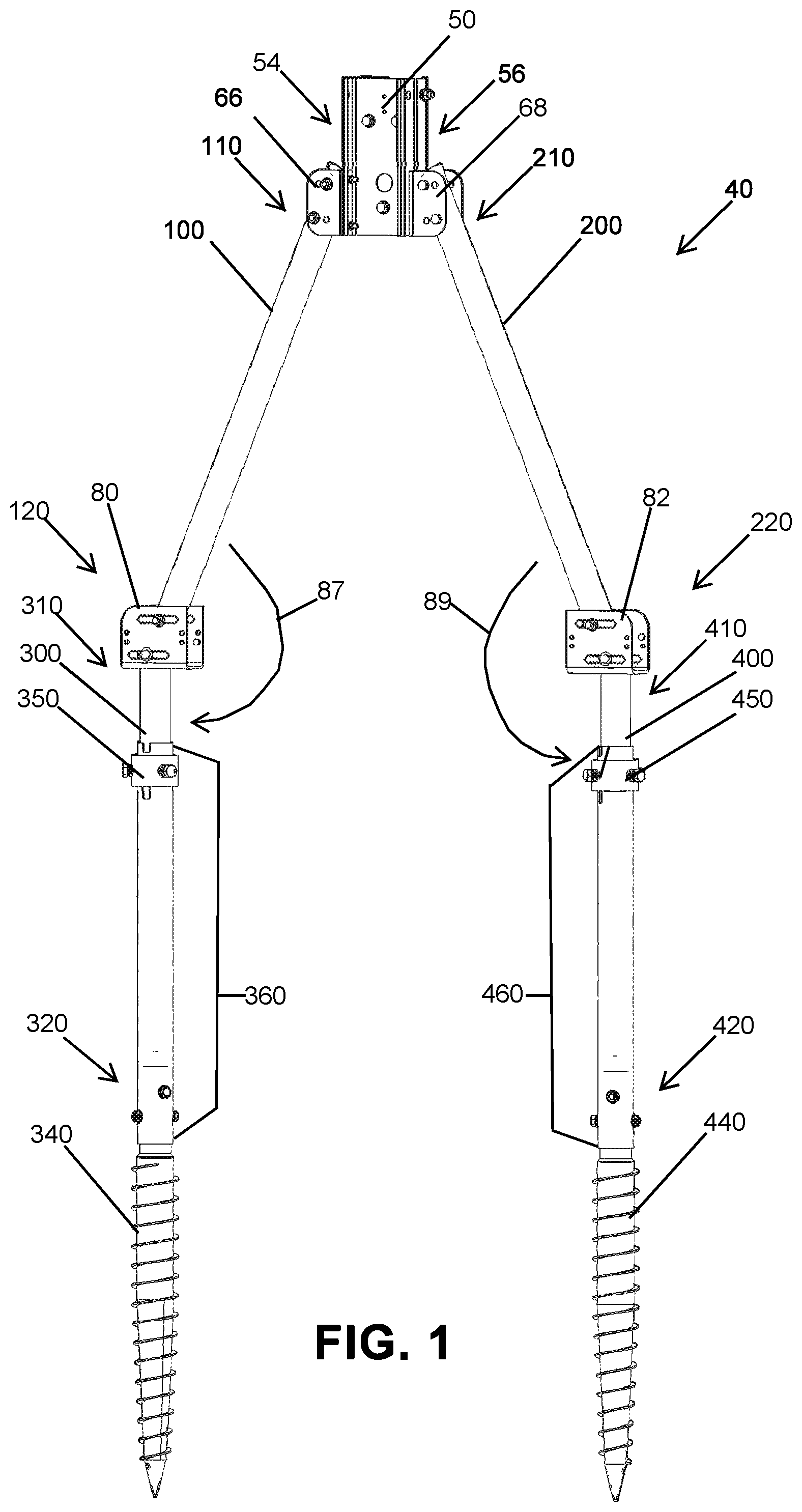 Patent US12378744 — Solar tracker interface and method — Figure 1
