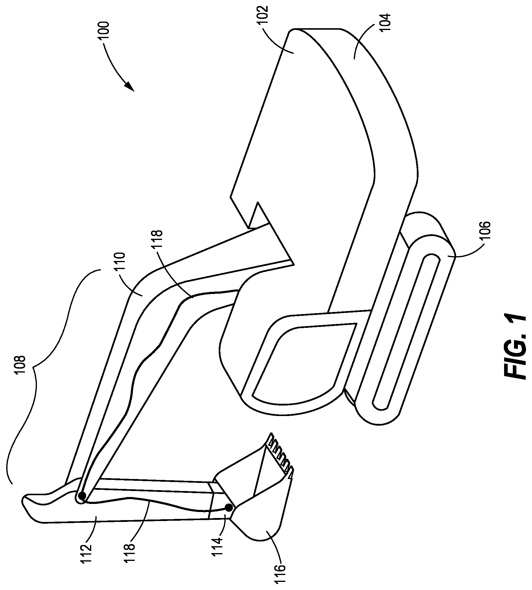 Patent US12378747 — Universal hydraulic auxiliary depressurization circuit — Figure 1