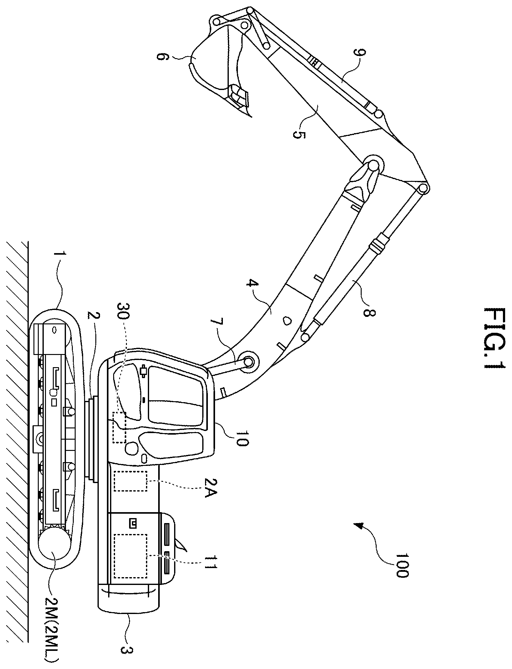 Patent US12378751 — Shovel — Figure 1
