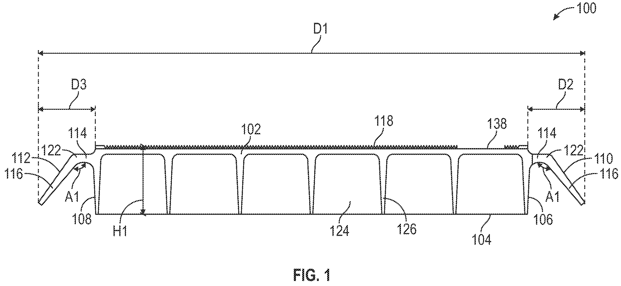 Patent US12378773 — Temporary stair treads — Figure 1