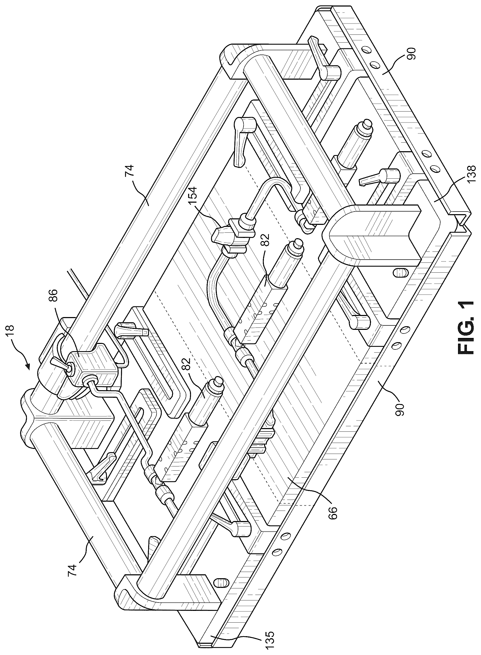 Patent US12378782 — Tile setting device — Figure 1