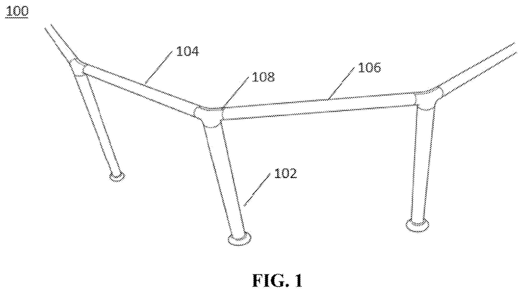 Patent US12378789 — Systems and methods for pool frame connectors — Figure 1