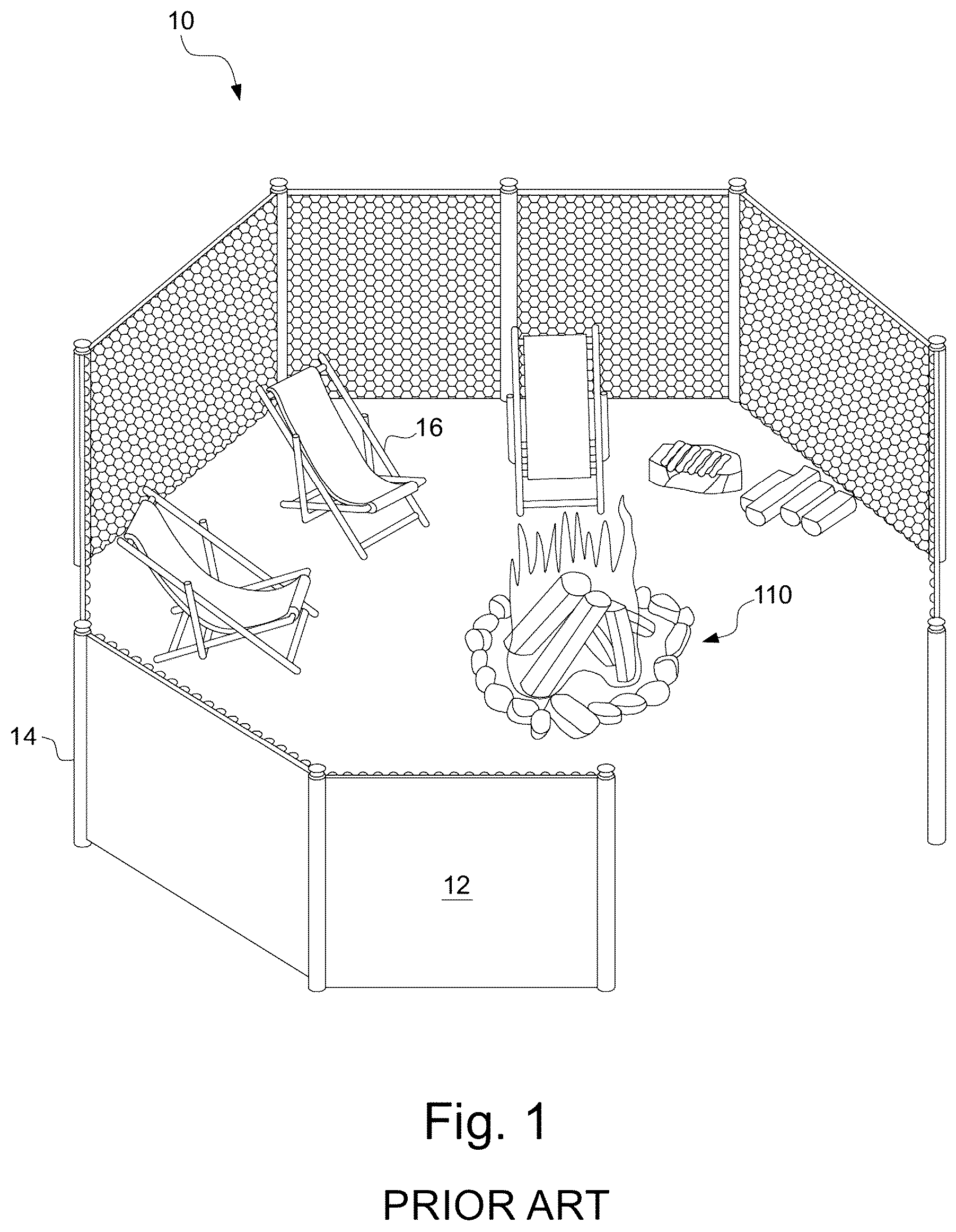 Patent US12378793 — Heat reflective shield — Figure 1