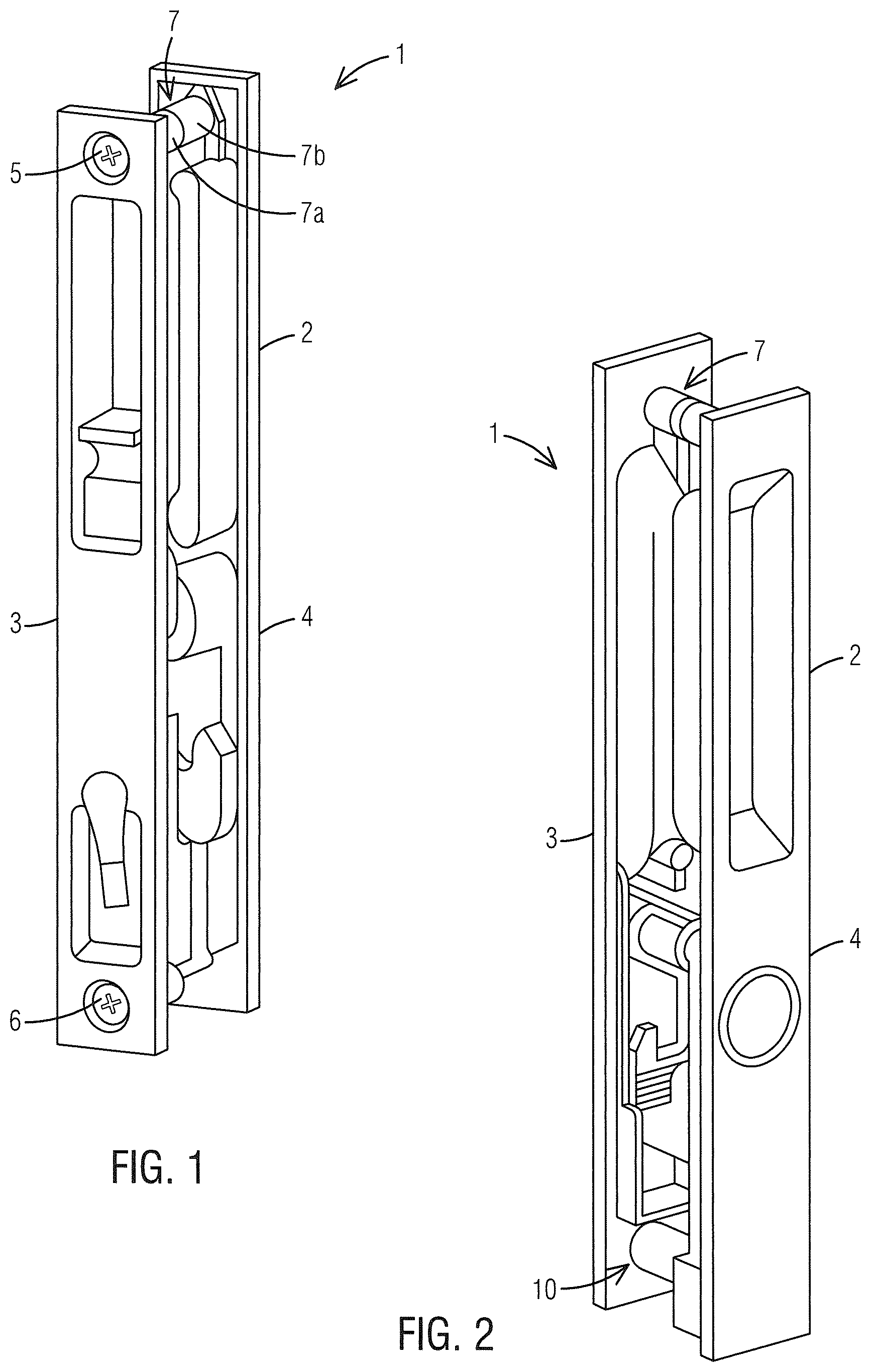 Patent US12378794 — Sliding door handle and method of installation — Figure 1