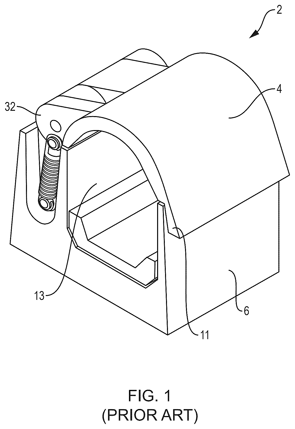 Patent US12378797 — Magnetically resistant solenoid activated lock release for use in a locking device — Figure 1