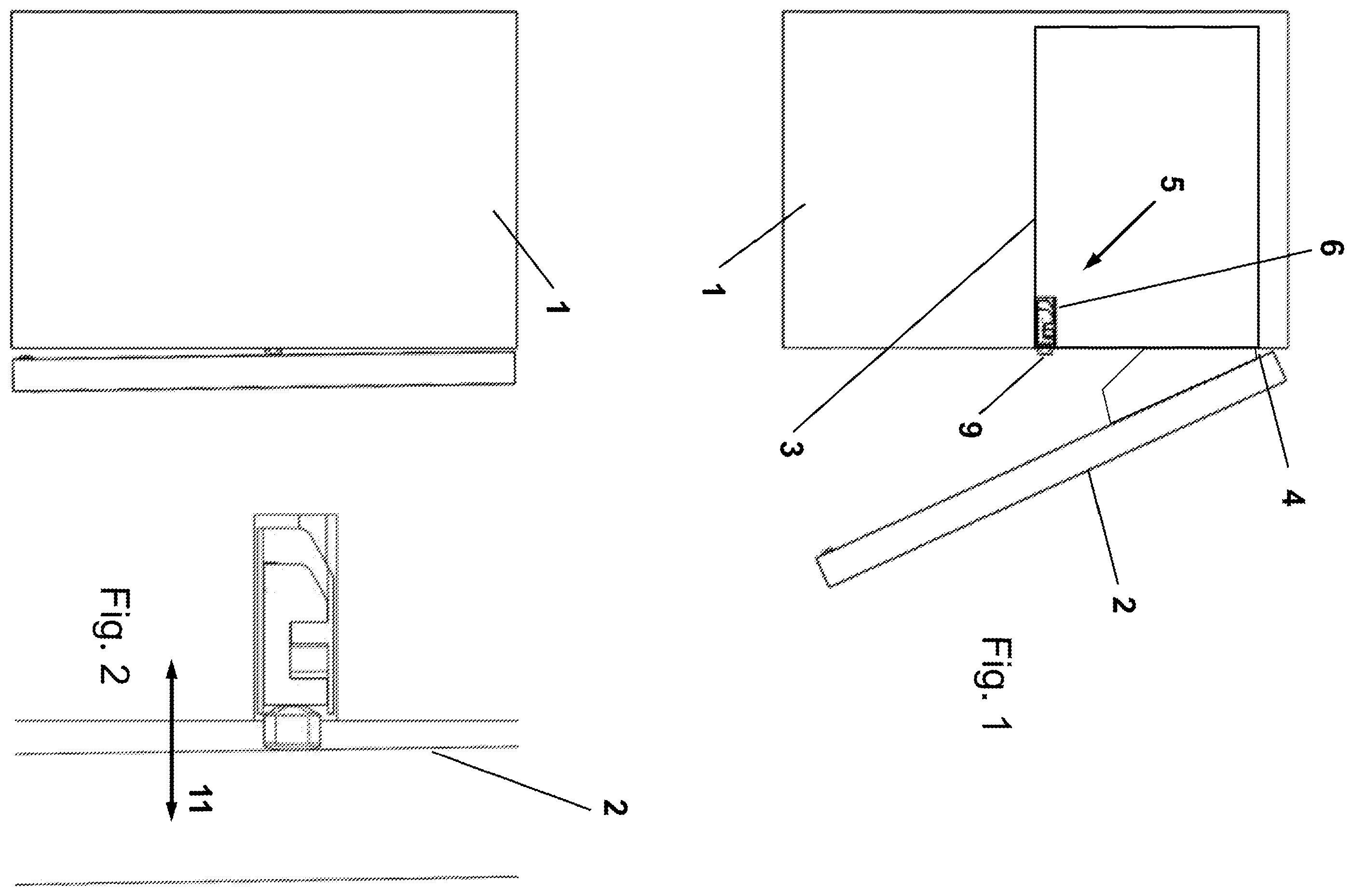 Patent US12378809 — Body comprising parts which are pivotable between two positions, driven by an electric motor — Figure 1