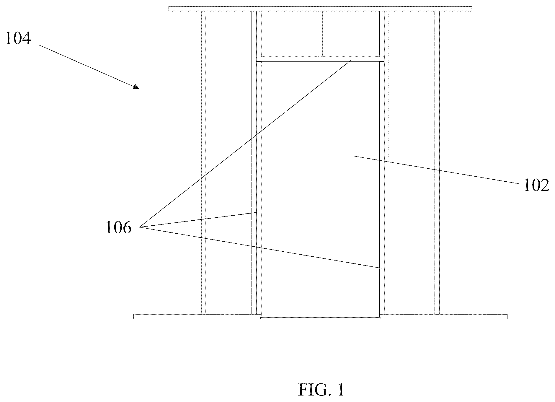 Patent US12378811 — Jamb-hung secondary door and method of installation — Figure 1