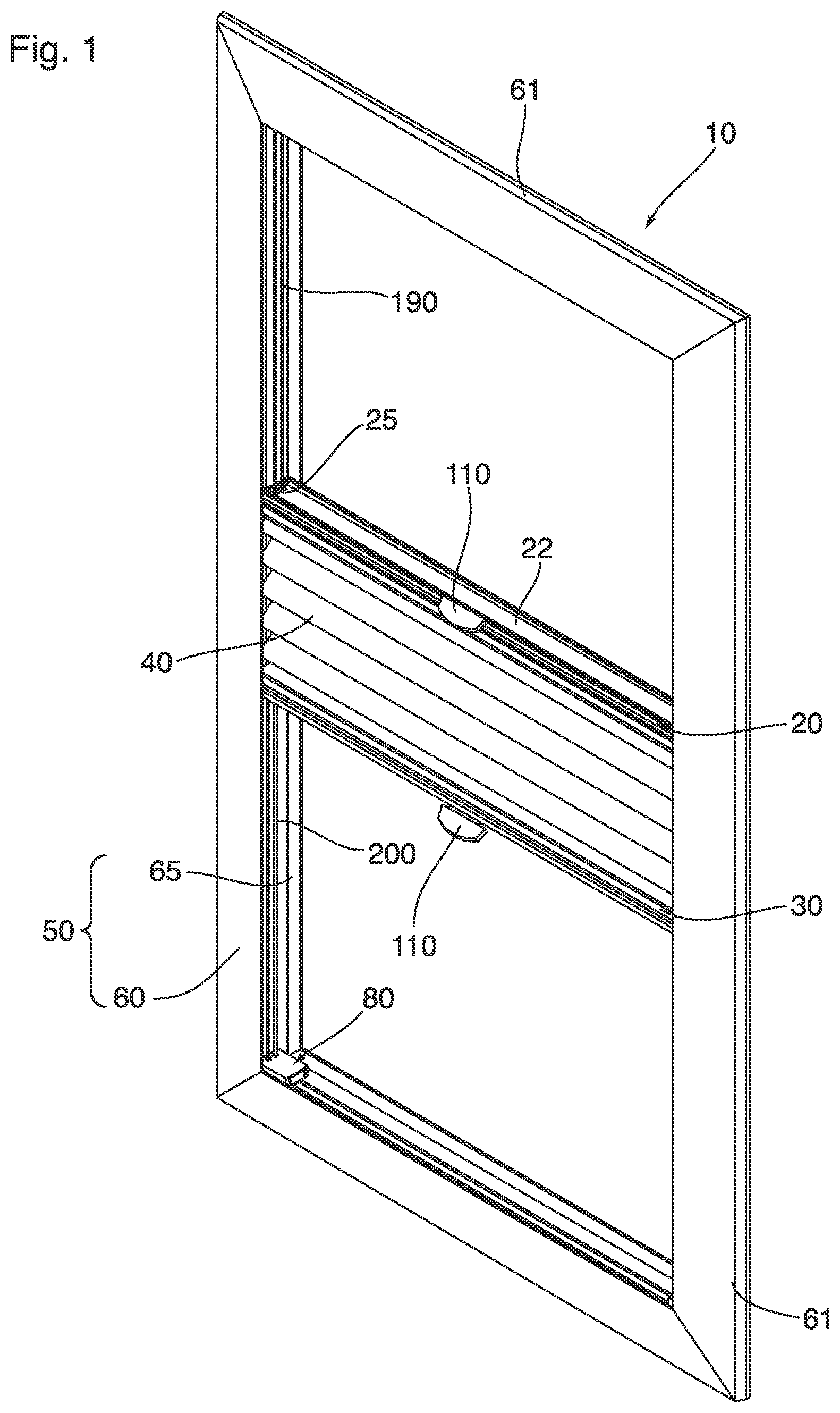 Patent US12378815 Figure 1 – Window covering