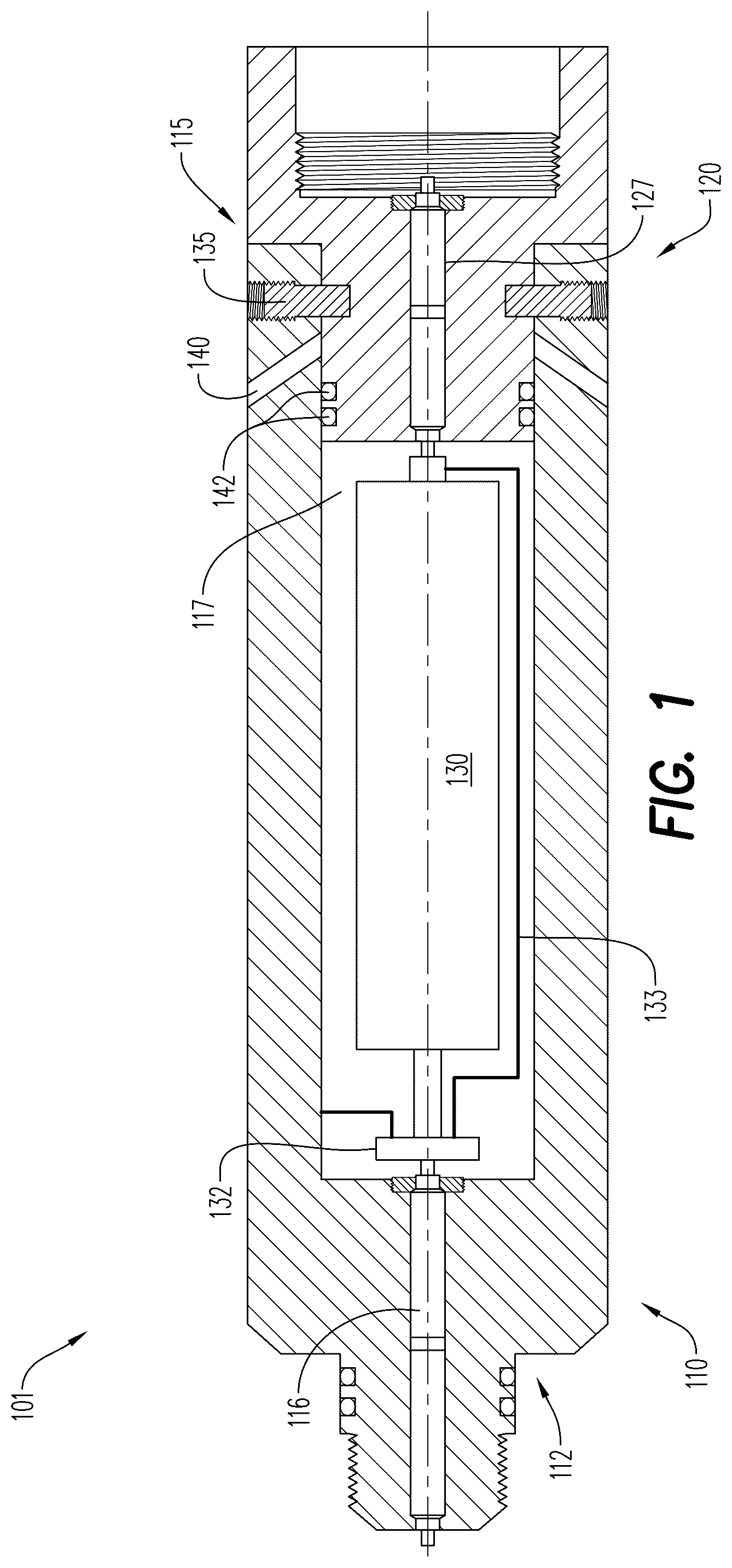 Patent US12378833 — Gas driven wireline release tool — Figure 1
