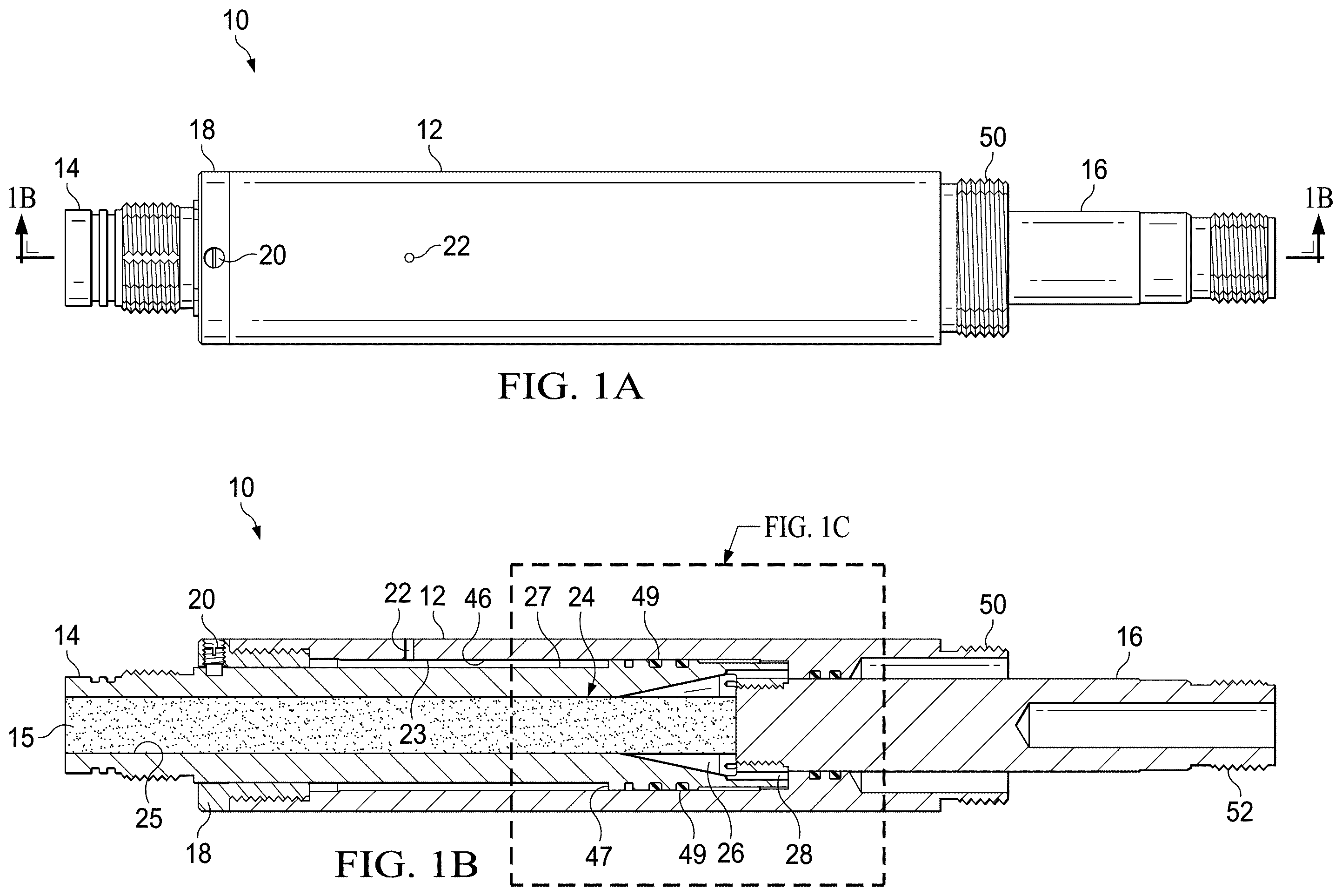 Patent US12378834 — Setting tool — Figure 1
