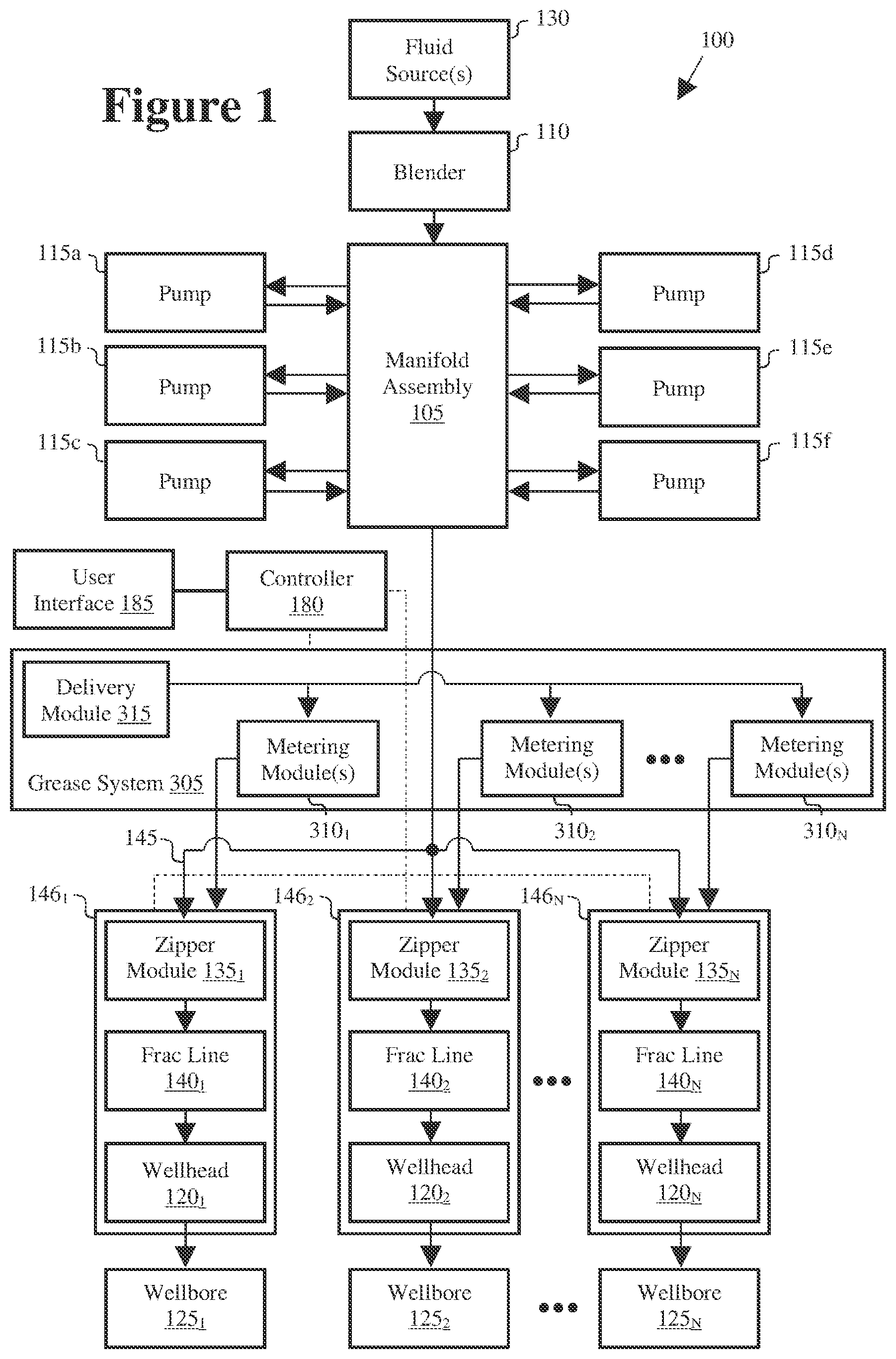 Patent US12378843 — Oil and gas operations with valve operably coupled to wellhead — Figure 1