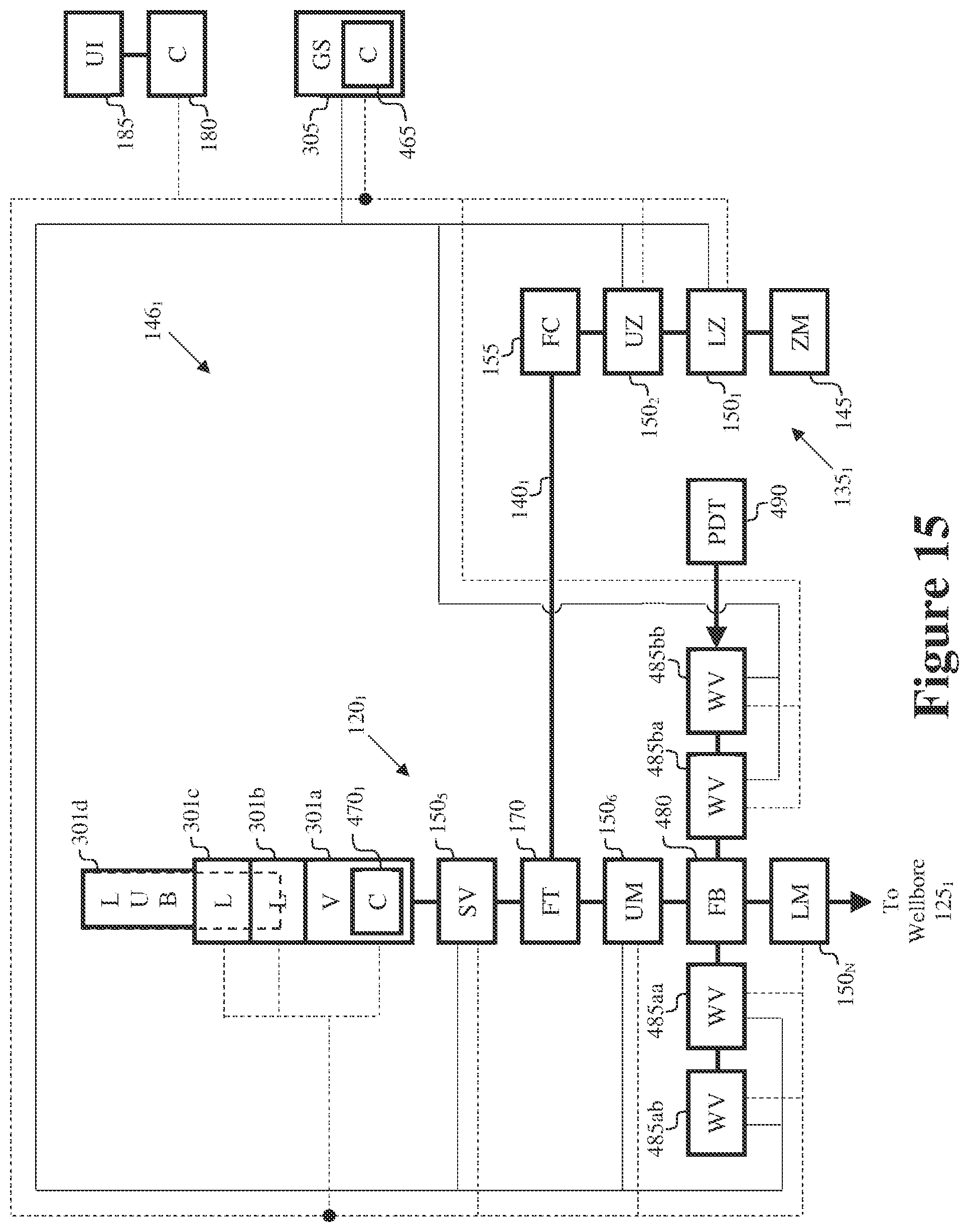 Patent US12378843 Figure 17 – Oil and gas operations with valve operably coupled to wellhead