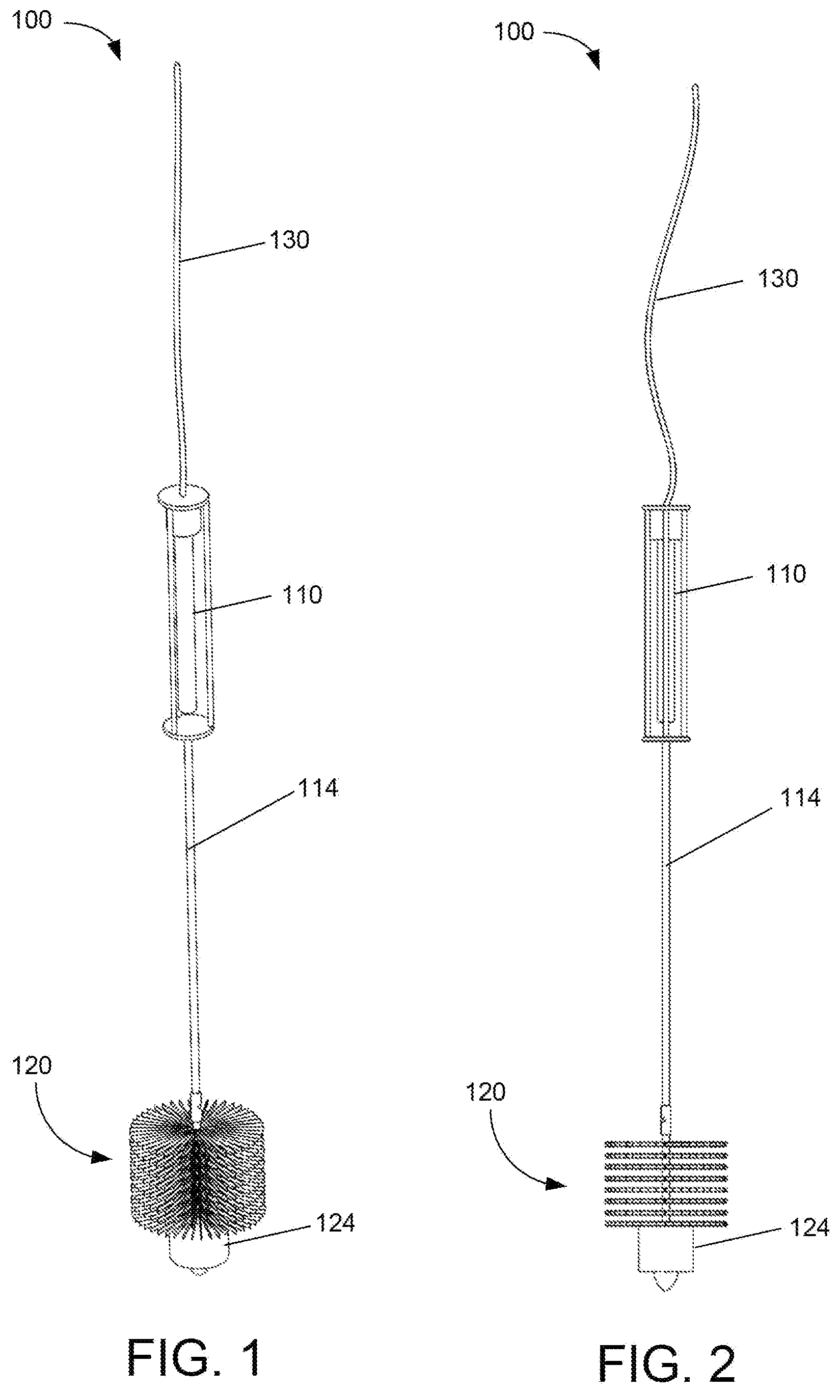 Patent US12378846 — Autonomous ultraviolet light and brush apparatus for remediation and prevention of biological and chemical fouling in wells — Figure 1