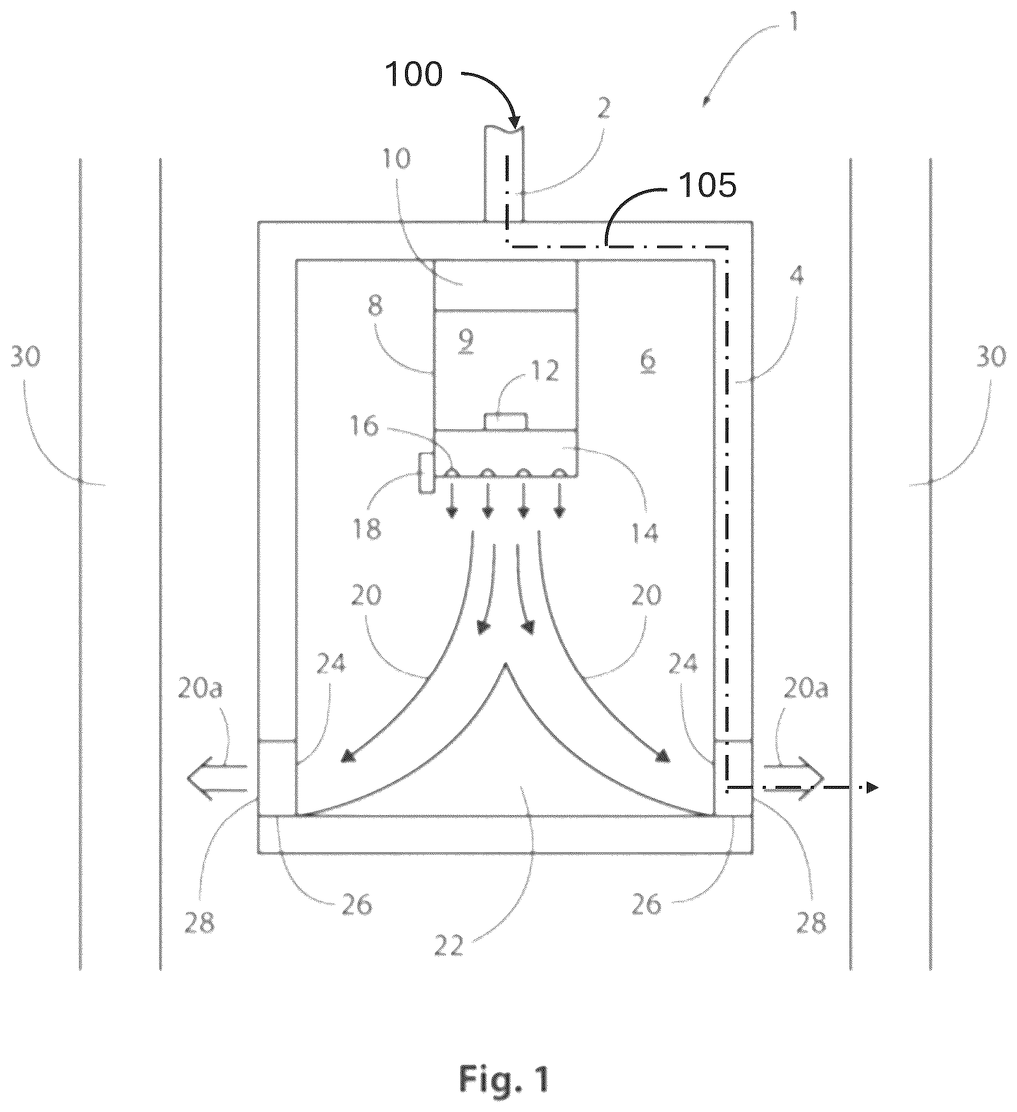 Patent US12378849 — Tool for manipulating material using a pressurized fuel and oxidant mixture — Figure 1