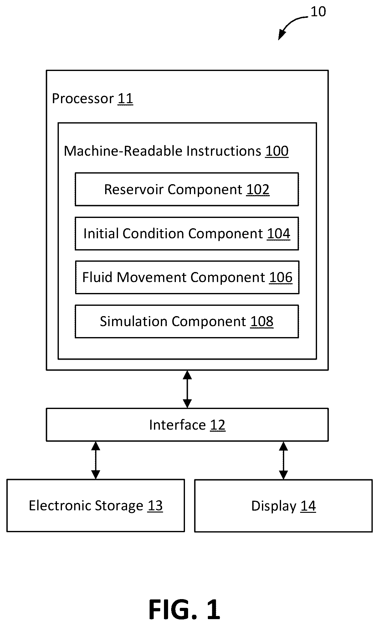 Patent US12378880 — Fluid modeling with nano-scale pore size effects for a reservoir — Figure 1