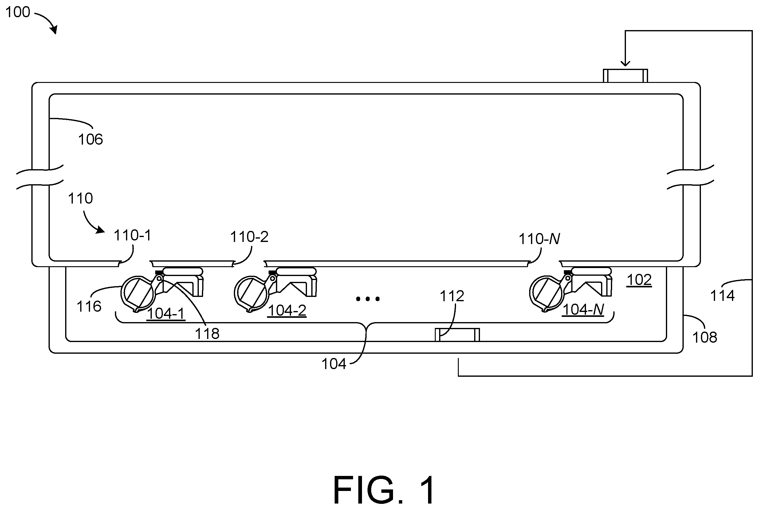 Patent US12378904 — Flotation-based valve to prevent oil from exiting a vehicle oil sump — Figure 1