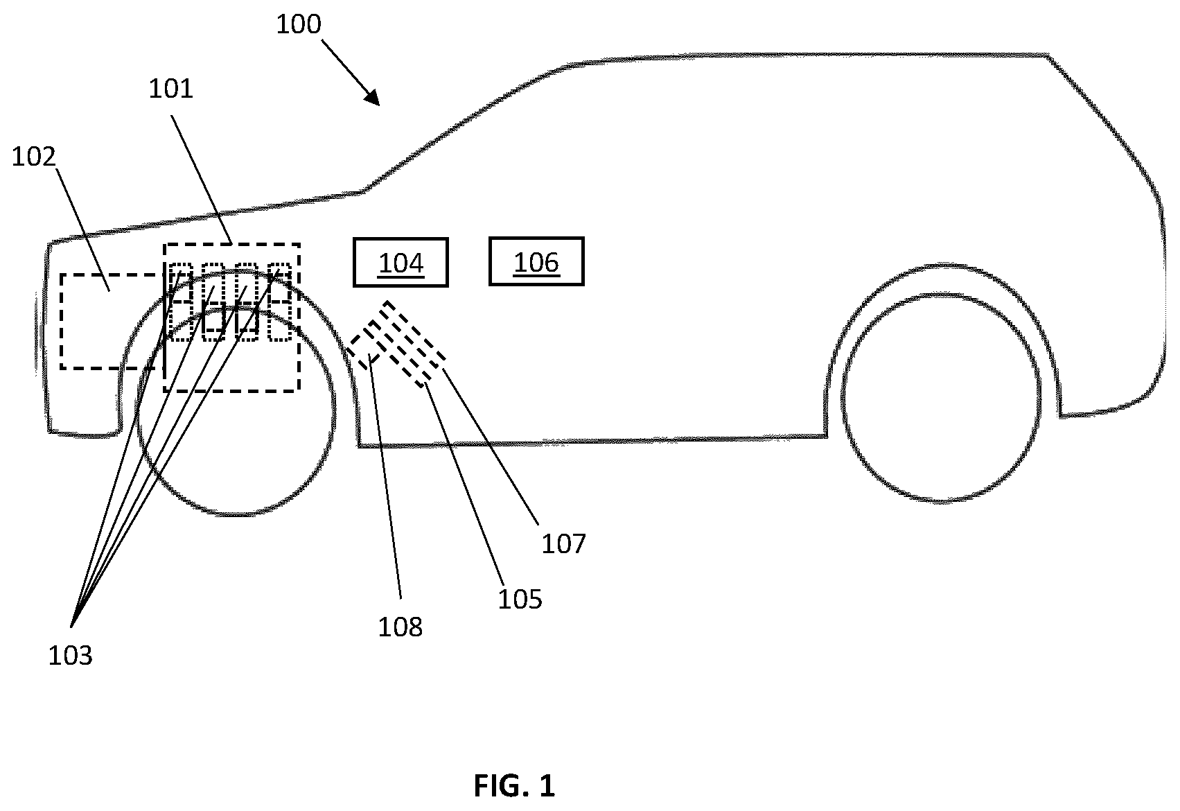 Patent US12378905 — Exhaust system, controller and method for an internal combustion engine — Figure 1