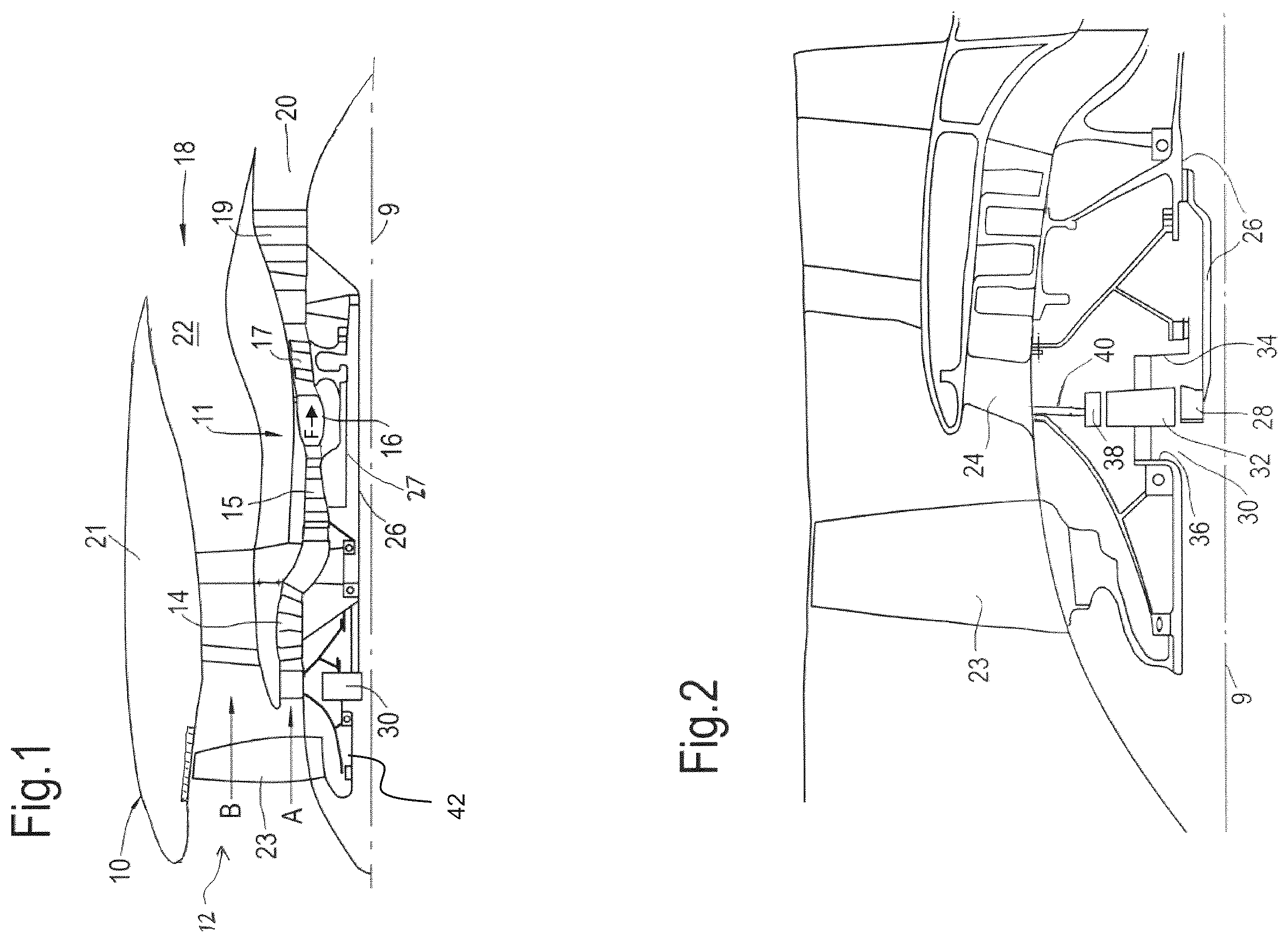 Patent US12378913 Figure 1 – Aircraft heat management