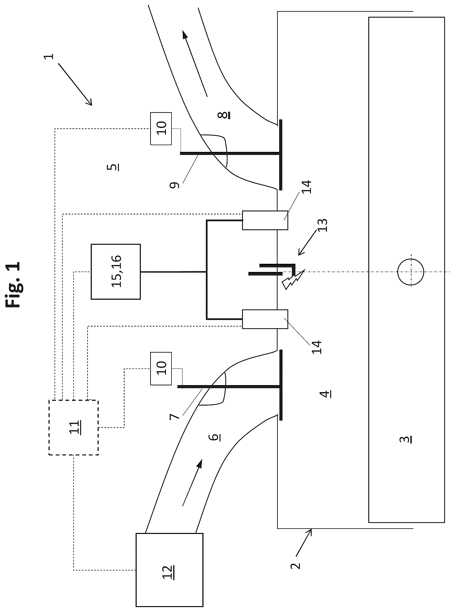 Patent US12378921 — Internal combustion engine and a method for operating an internal combustion engine — Figure 1