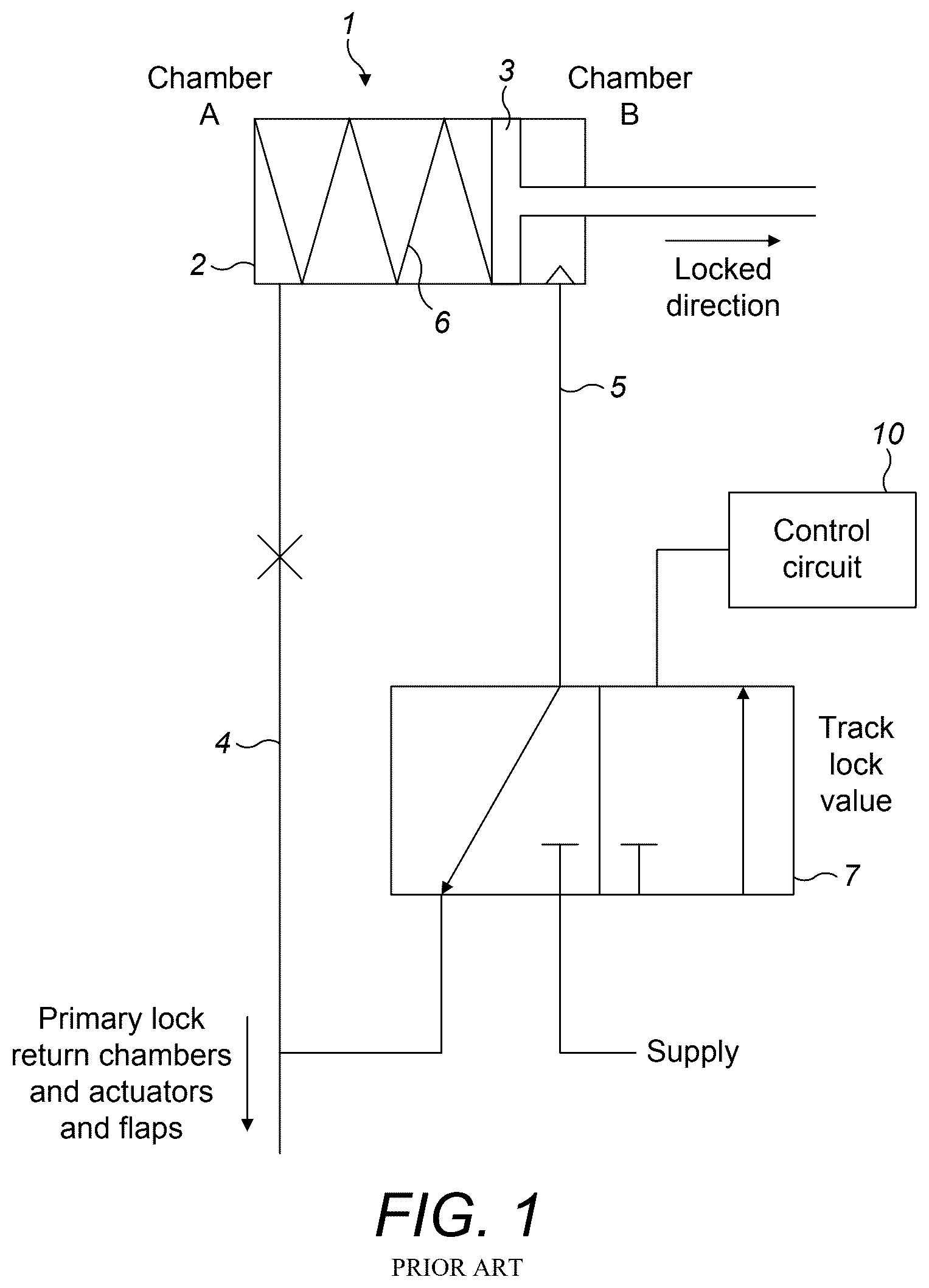 Patent US12378931 — Hydraulically actuated mechanical lock assembly — Figure 1