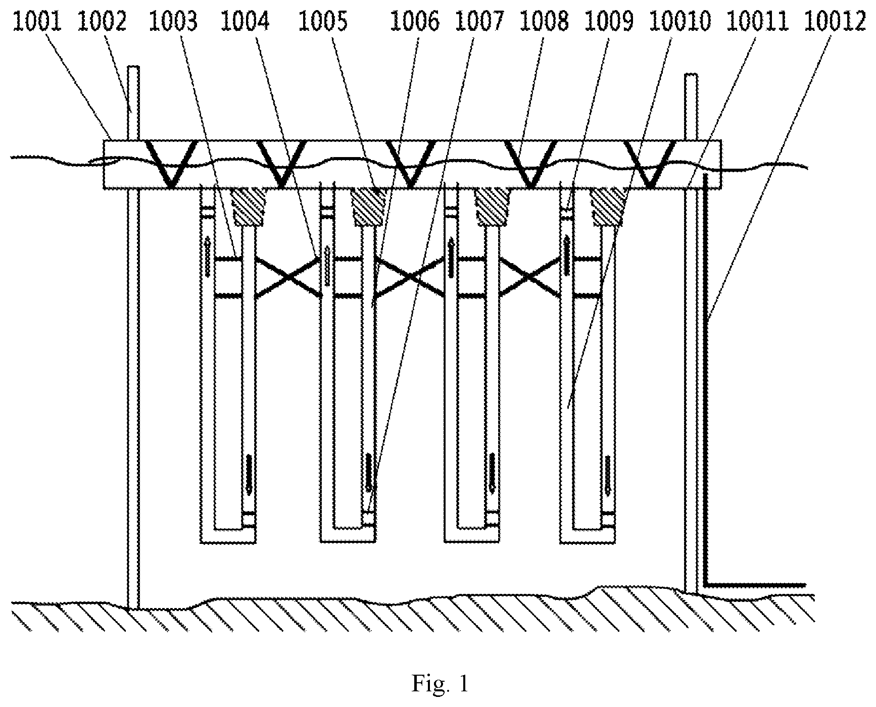 Patent US12378940 — Underwater ducted hydroelectric power generation system — Figure 1