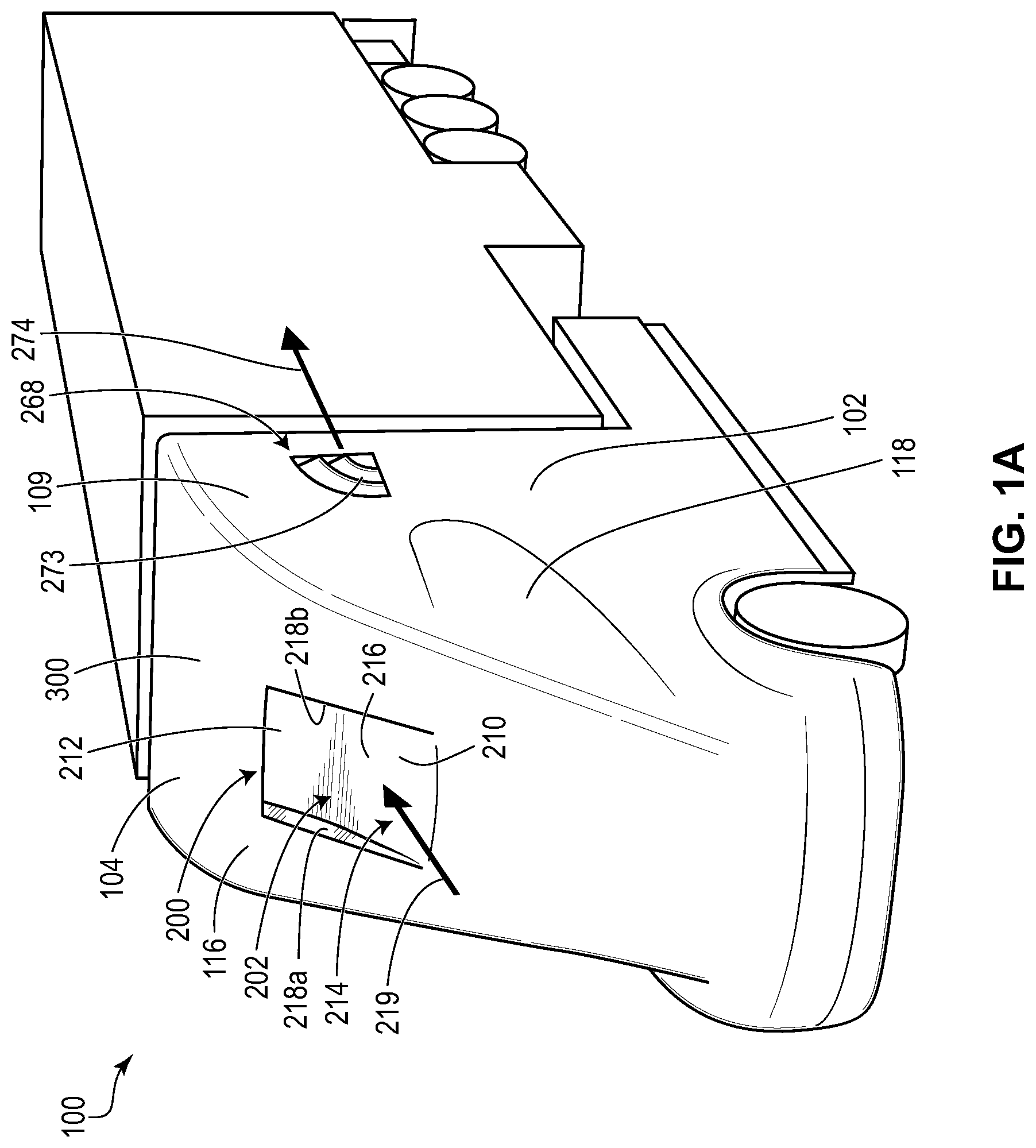 Patent US12378946 — Vehicular wind turbine system for drag reduction — Figure 1