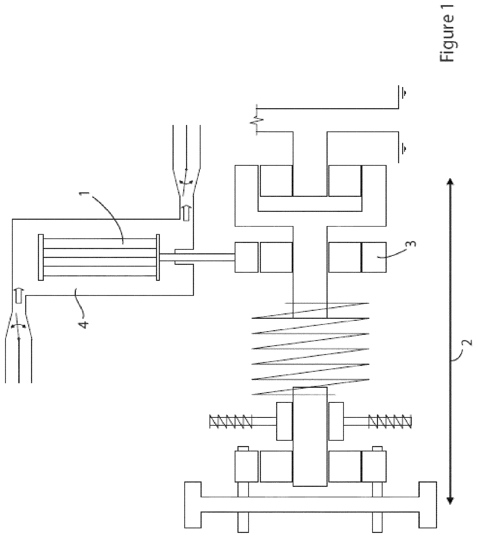 Patent US12378951 — Gas separated cycling of SMA/NTE bundles in a fluid environment for power production cycle or heat pump cycles — Figure 1