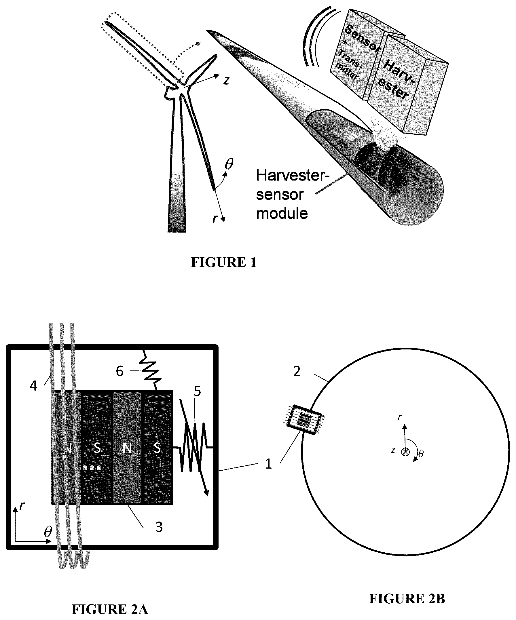 Patent US12378953 — Apparatus and method for harvesting vibration energy from a rotating object — Figure 1