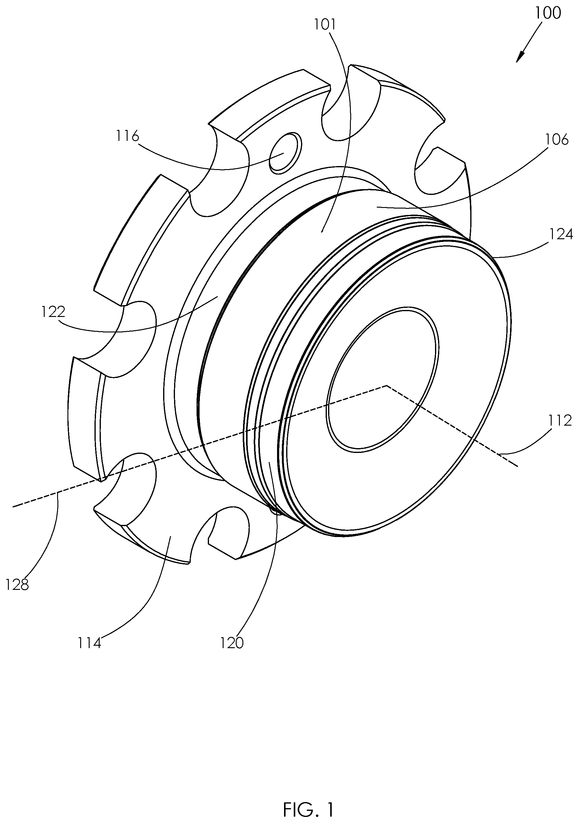Patent US12378957 — Fluid end plug with bore clearance — Figure 1