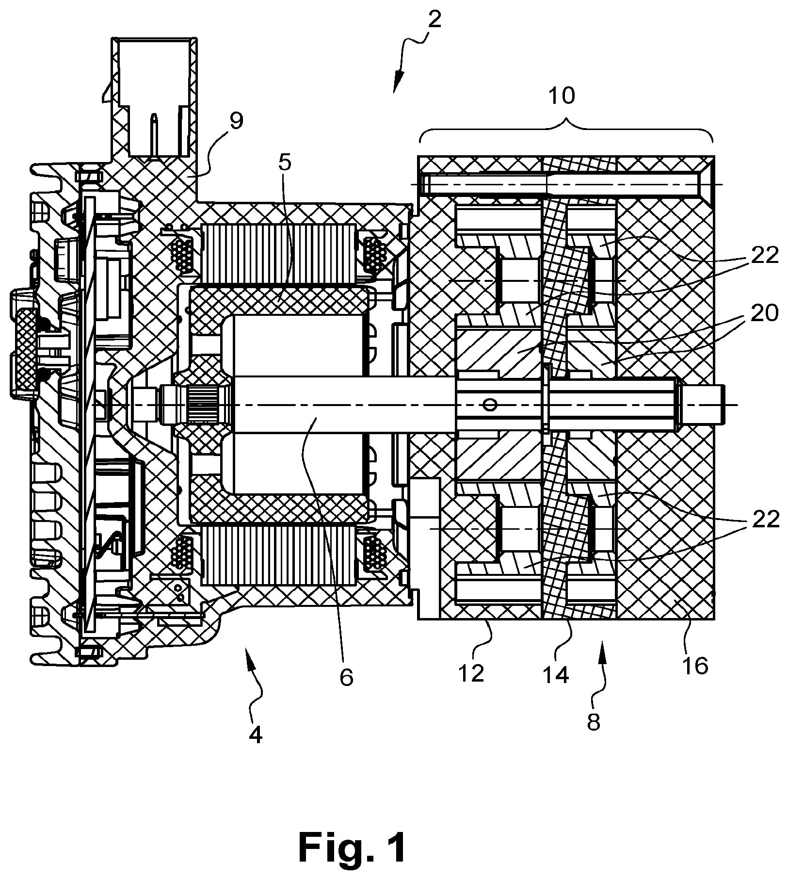 Patent US12378958 — Gear pump — Figure 1